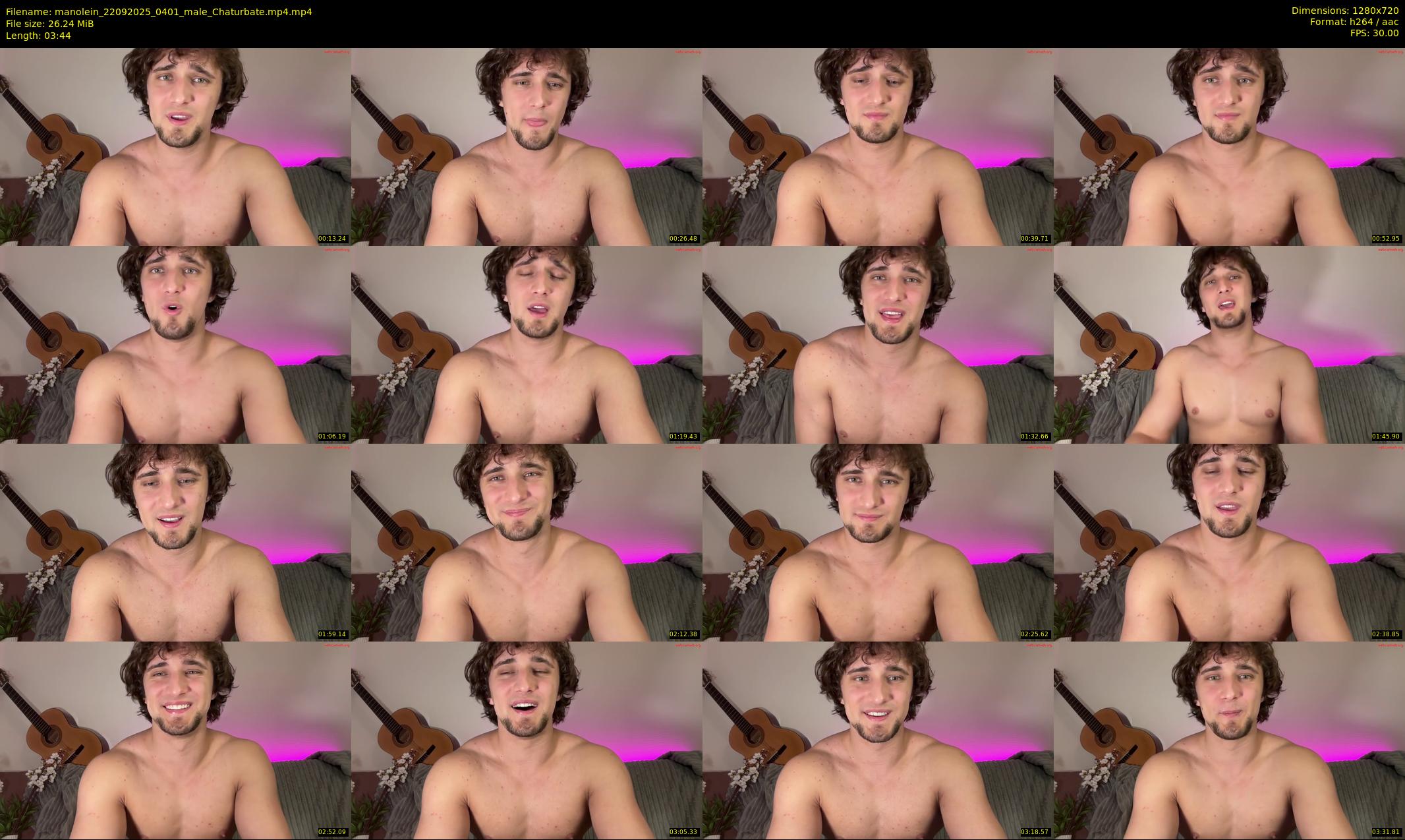 manolein — 4 minute Chaturbate male cam show recording, 720p, Sep 22, 2025
