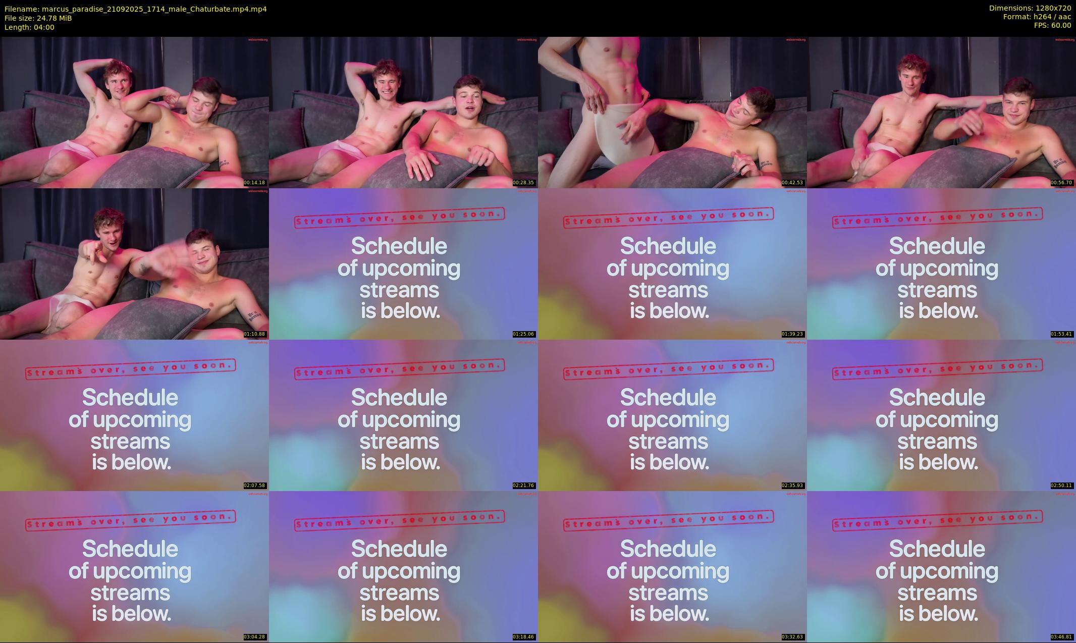 marcus_paradise — 4 minute Chaturbate male cam show recording, 720p, Sep 21, 2025