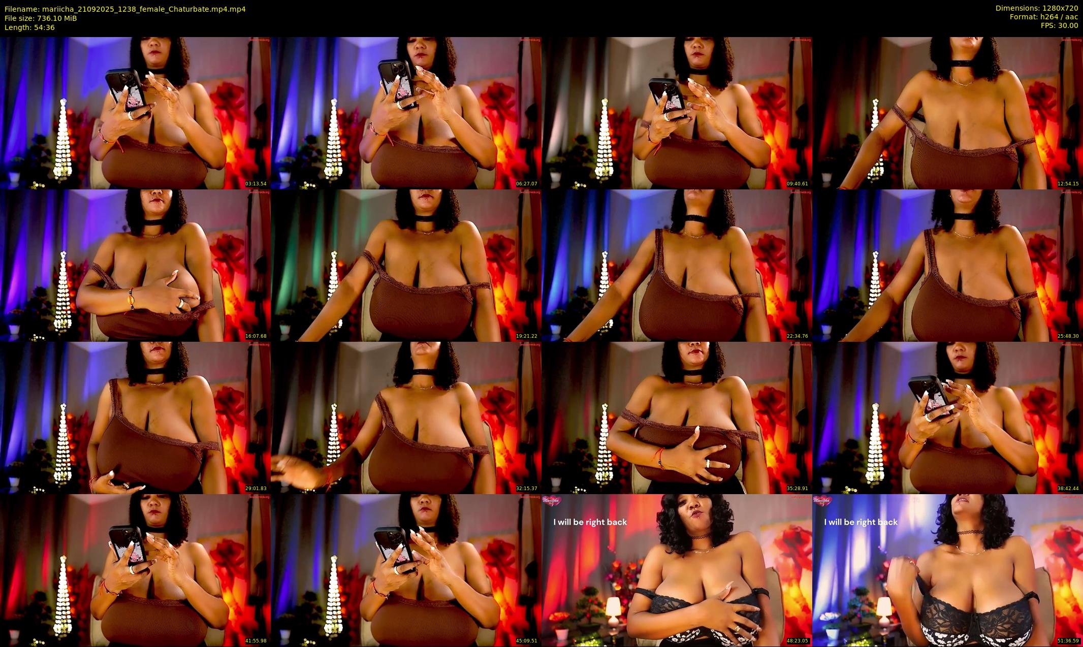 mariicha — 55 minute Chaturbate female cam show recording, 720p, Sep 21, 2025