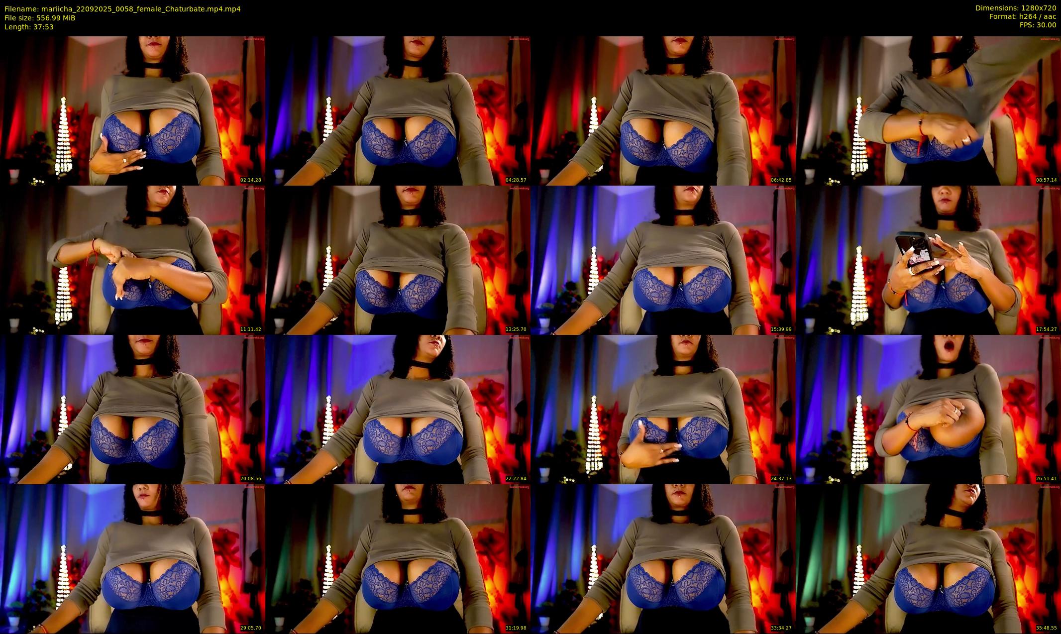 mariicha — 38 minute Chaturbate female cam show recording, 720p, Sep 22, 2025