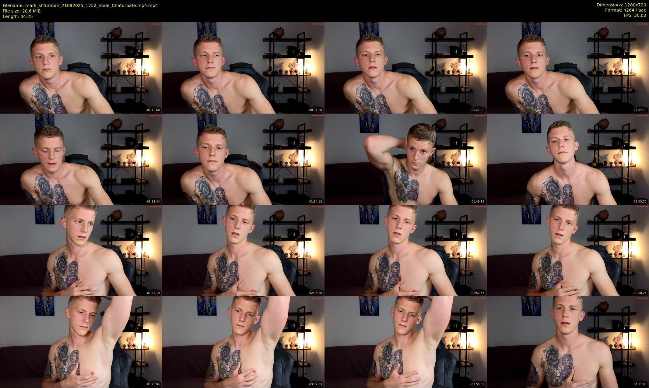 mark_shturman — 5 minute Chaturbate male cam show recording, 720p, Sep 21, 2025