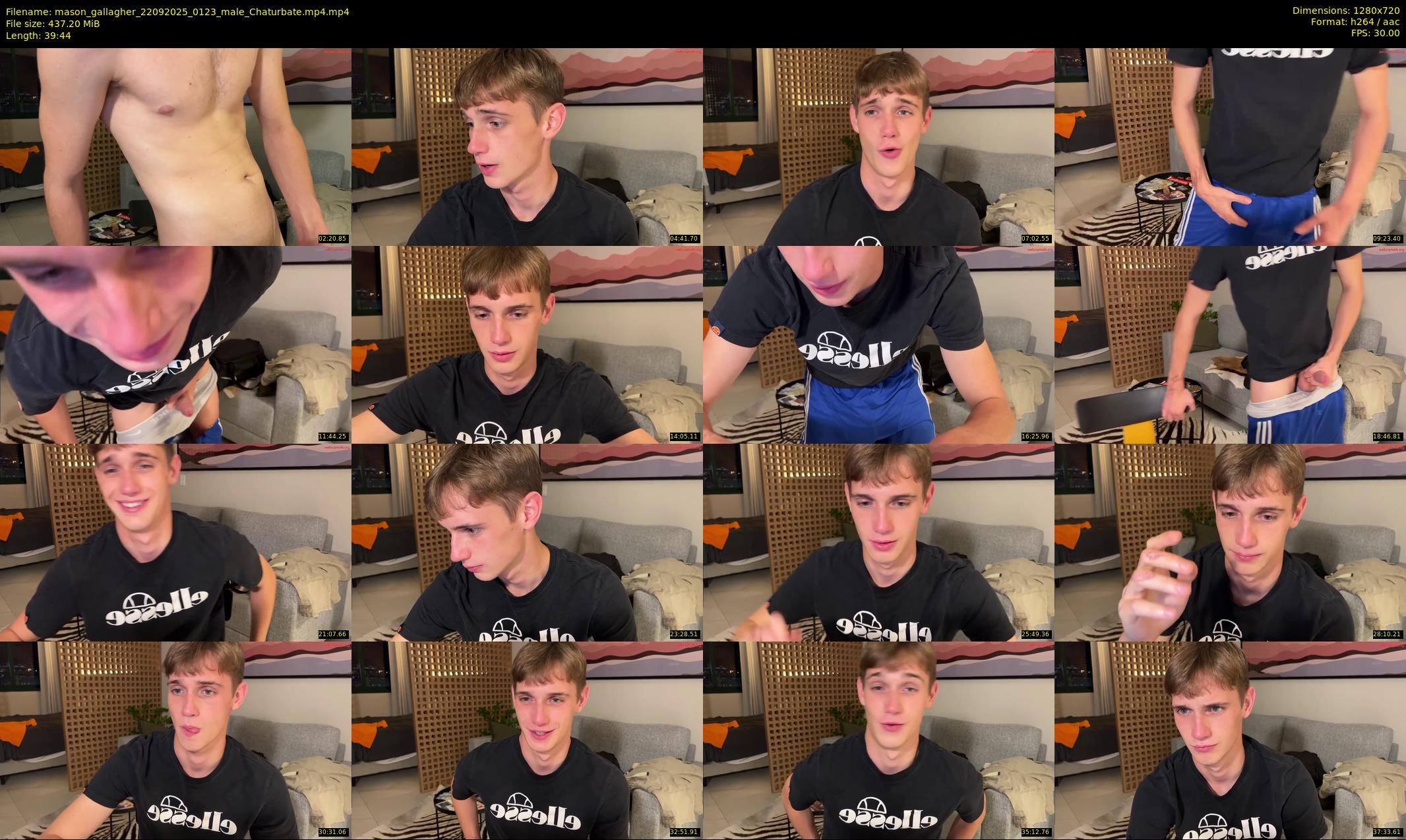 mason_gallagher — 40 minute Chaturbate male cam show recording, 720p, Sep 22, 2025