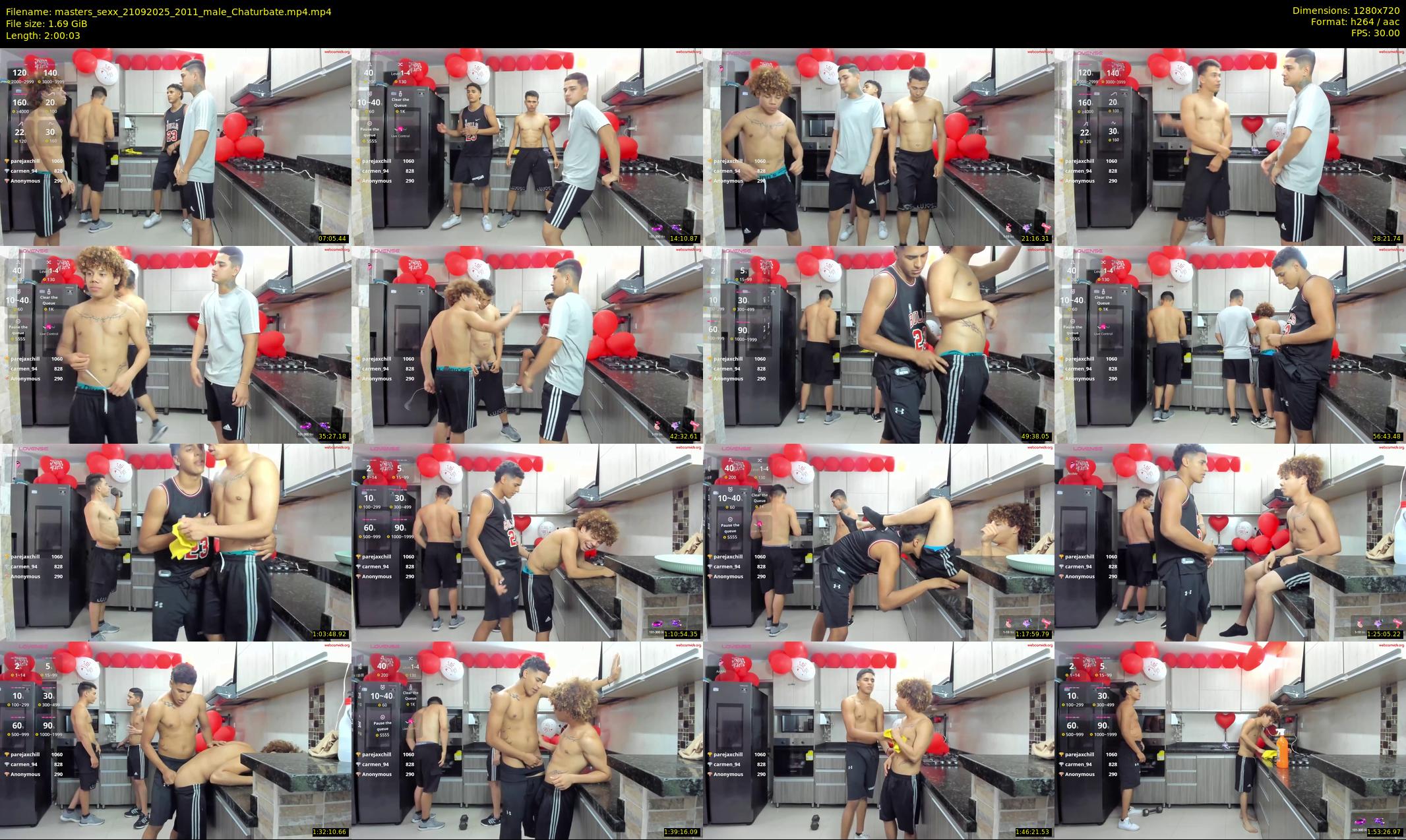 masters_sexx — 121 minute Chaturbate male cam show recording, 720p, Sep 21, 2025
