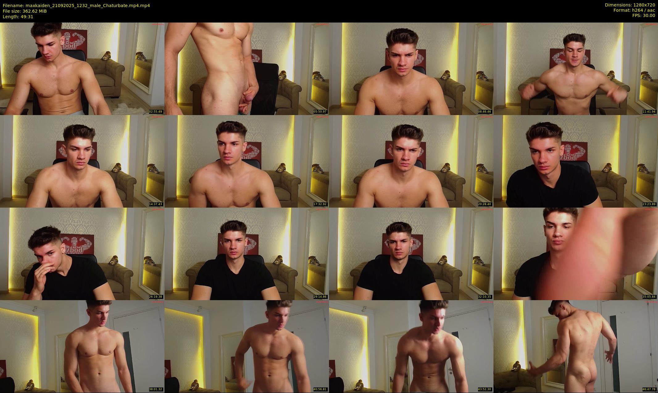 maxkaiden — 50 minute Chaturbate male cam show recording, 720p, Sep 21, 2025