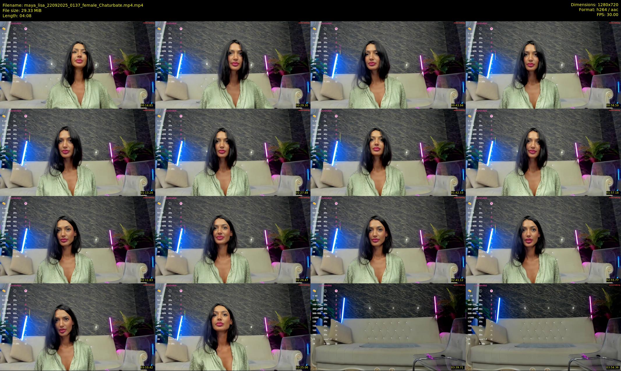 maya_lisa — 5 minute Chaturbate female cam show recording, 720p, Sep 22, 2025