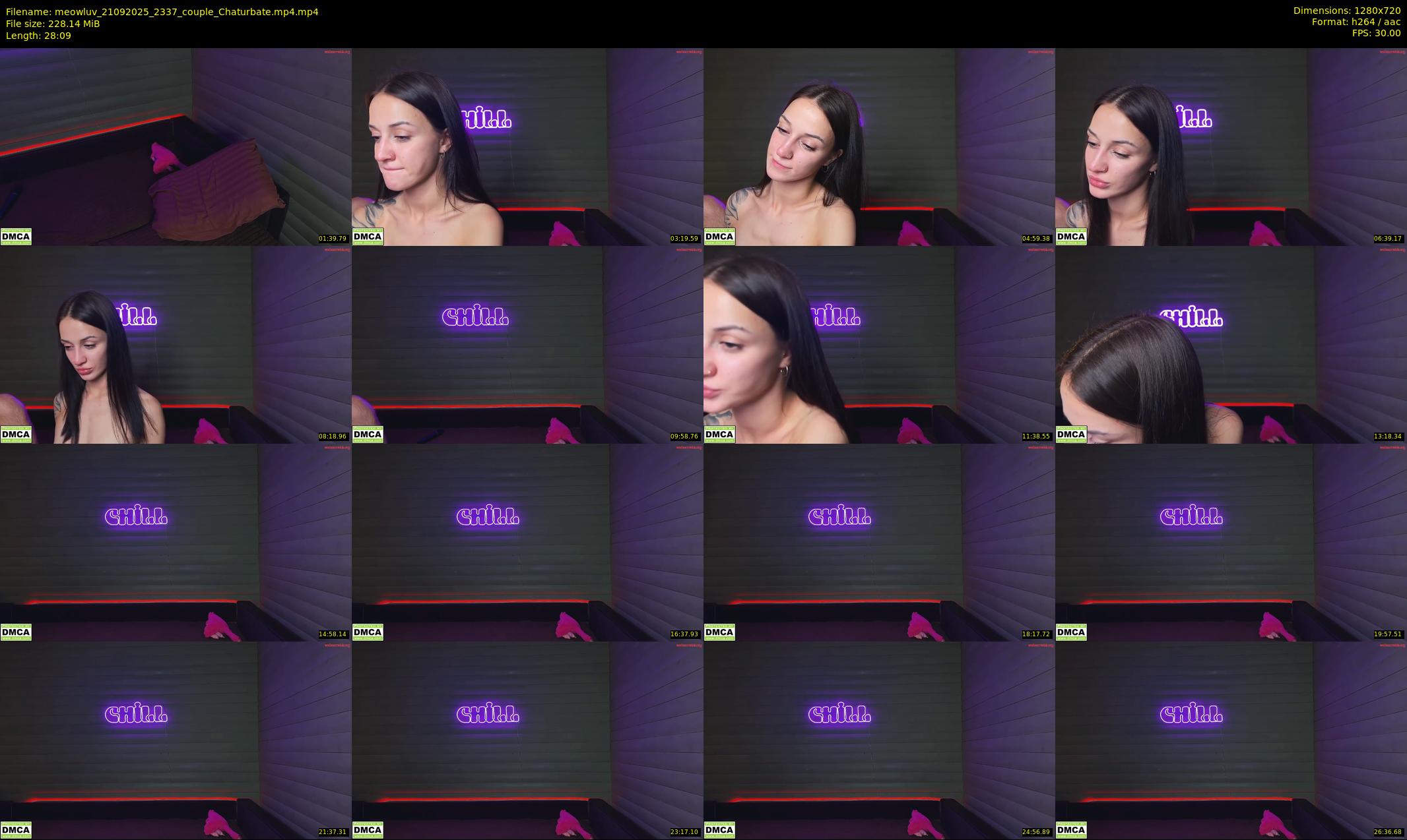 meowluv — 29 minute Chaturbate couple cam show recording, 720p, Sep 21, 2025