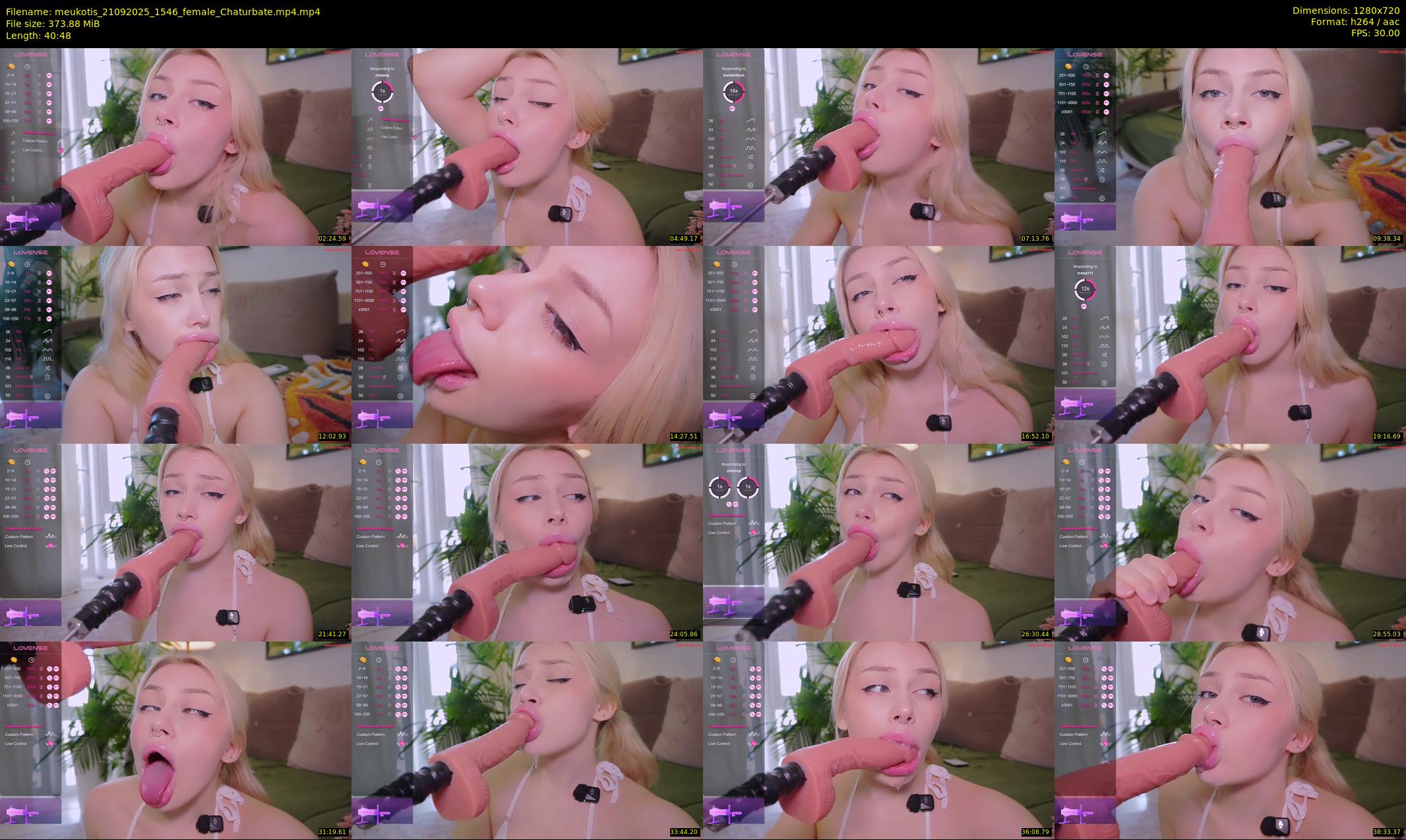 meukotis — 41 minute Chaturbate female cam show recording, 720p, Sep 21, 2025