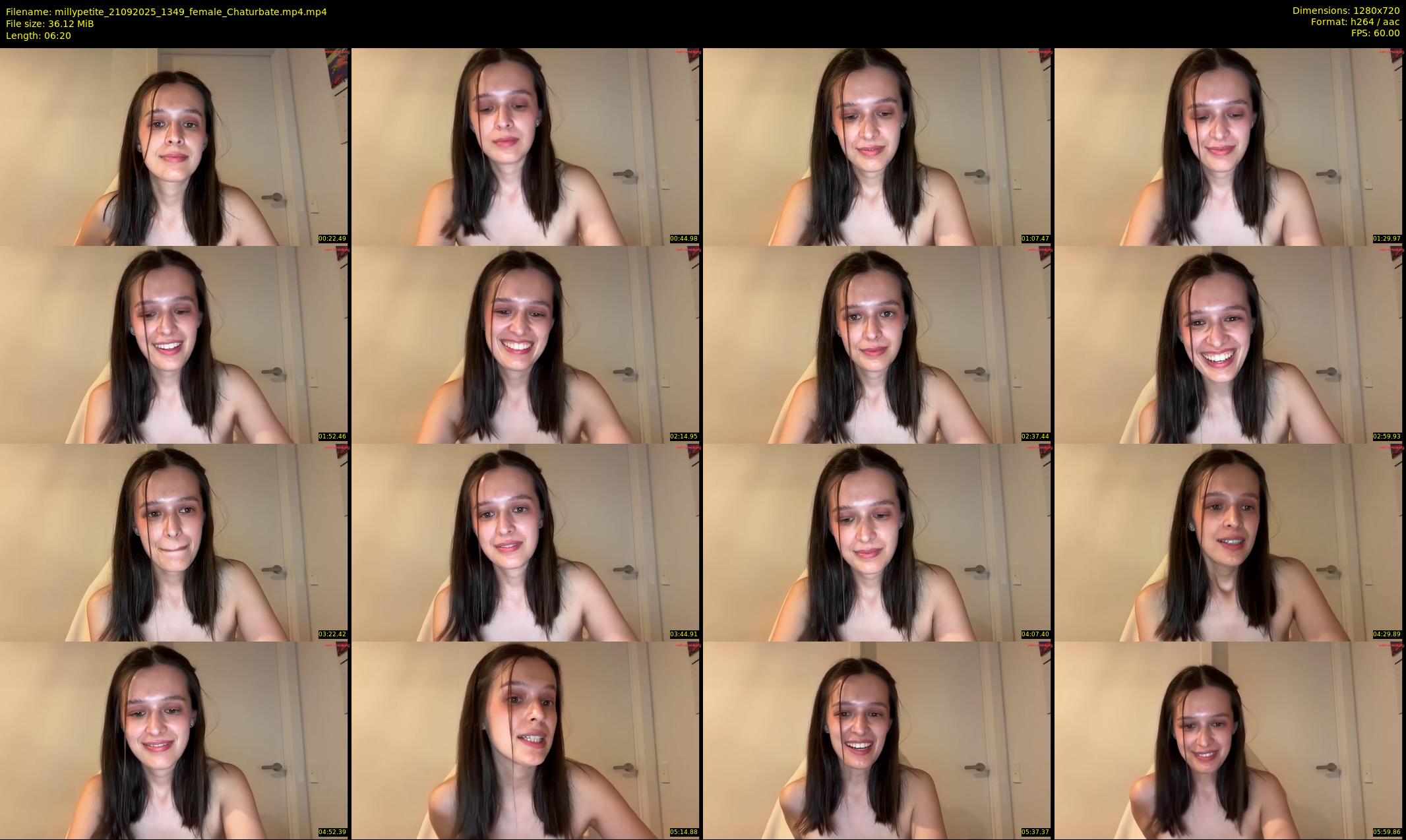 millypetite — 7 minute Chaturbate female cam show recording, 720p, Sep 21, 2025
