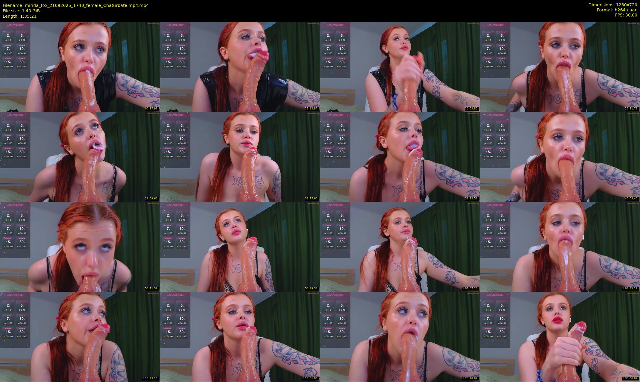 mirida_fox — 96 minute Chaturbate female cam show recording, 720p, Sep 21, 2025