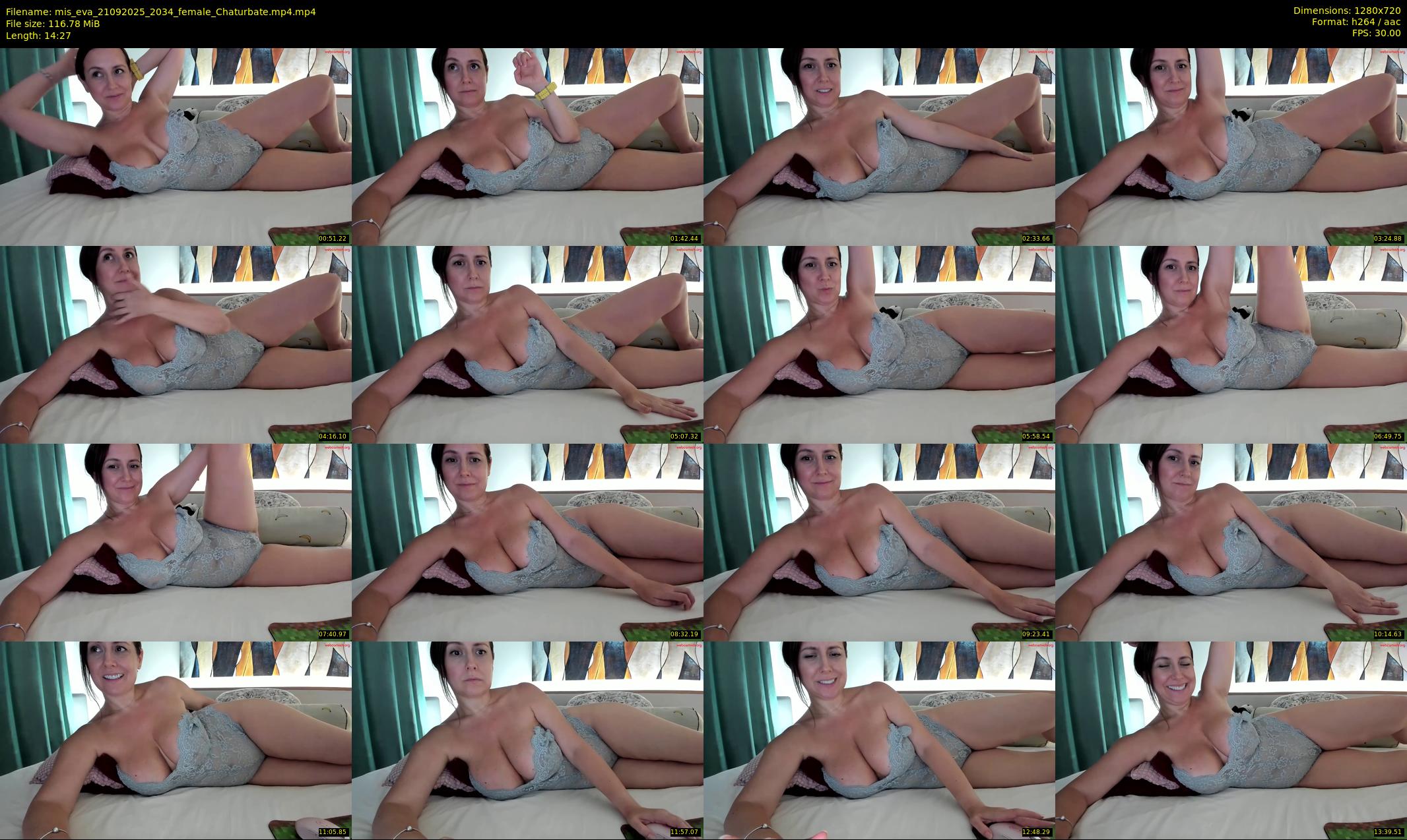 mis_eva — 15 minute Chaturbate female cam show recording, 720p, Sep 21, 2025