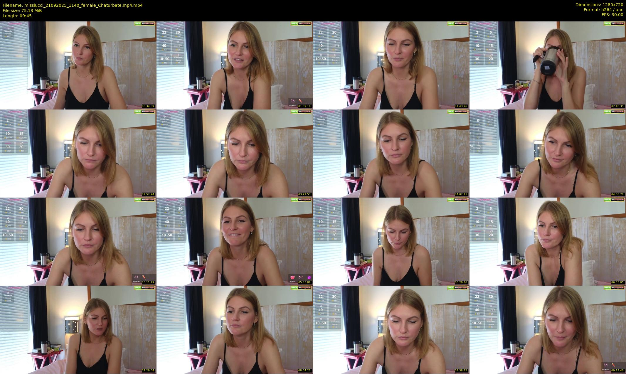 misslucci — 10 minute Chaturbate female cam show recording, 720p, Sep 21, 2025