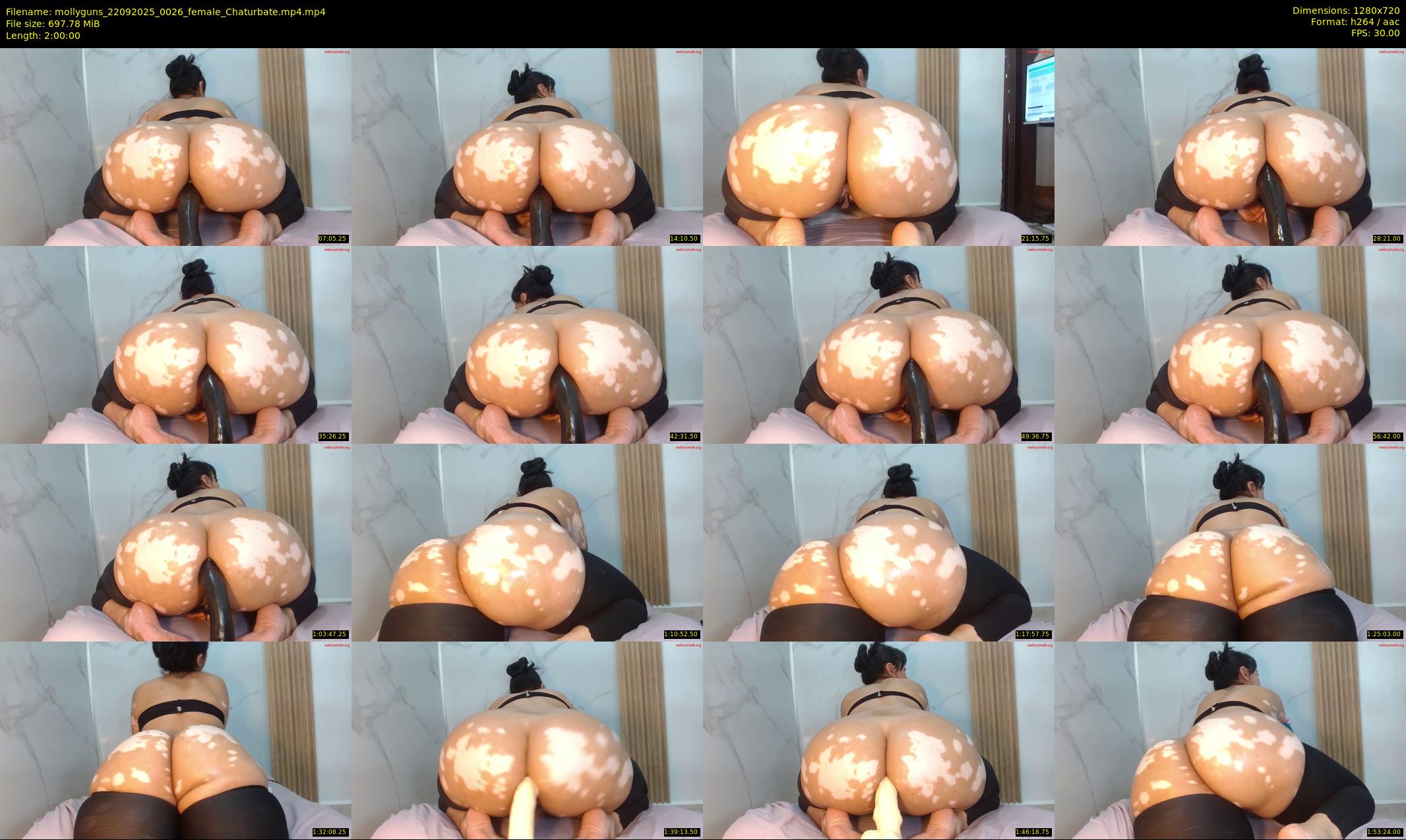 mollyguns — 120 minute Chaturbate female cam show recording, 720p, Sep 22, 2025