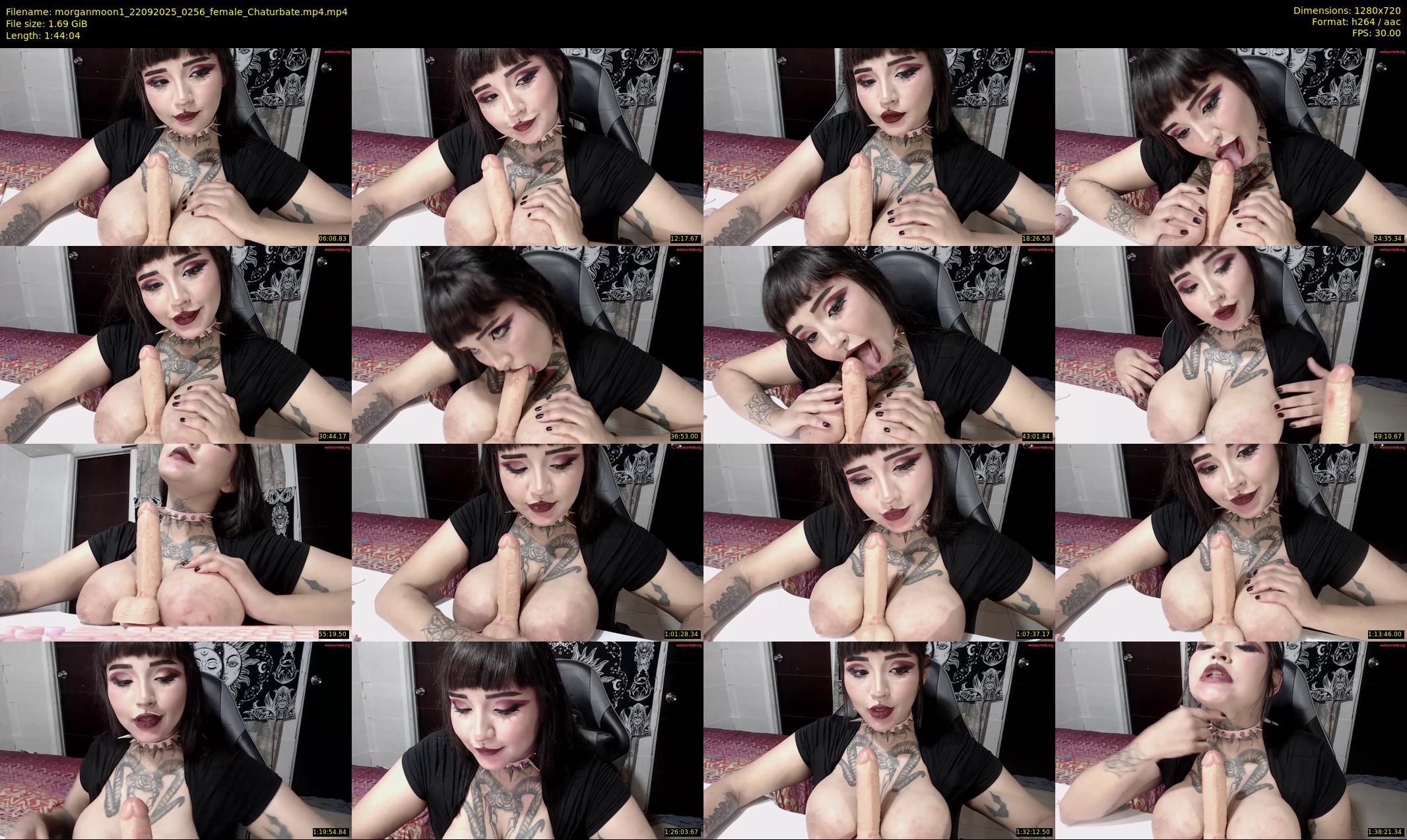 morganmoon1 — 105 minute Chaturbate female cam show recording, 720p, Sep 22, 2025