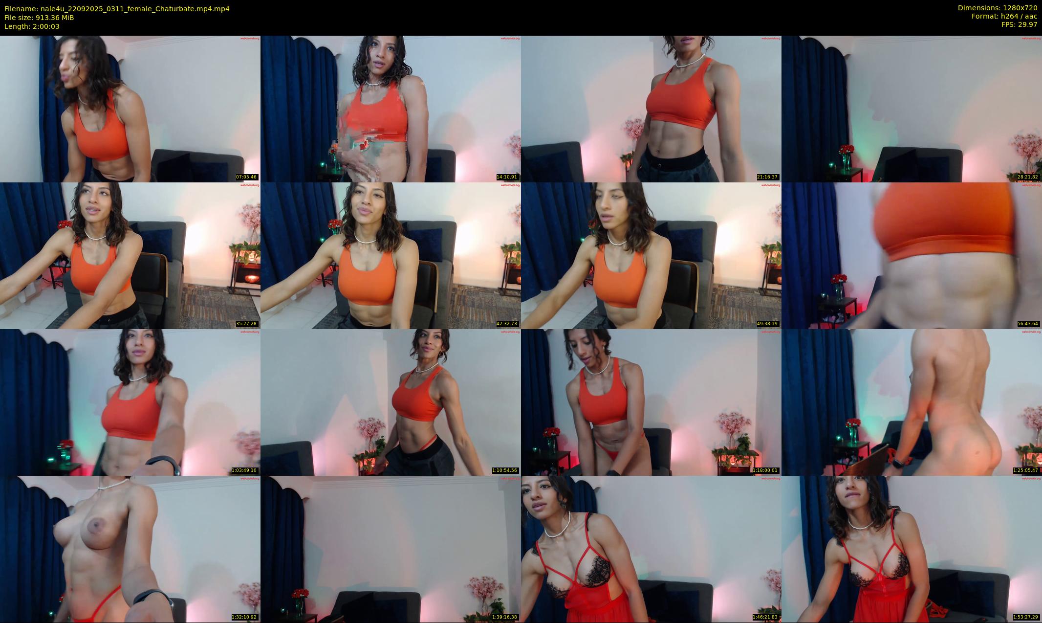 nale4u — 121 minute Chaturbate female cam show recording, 720p, Sep 22, 2025