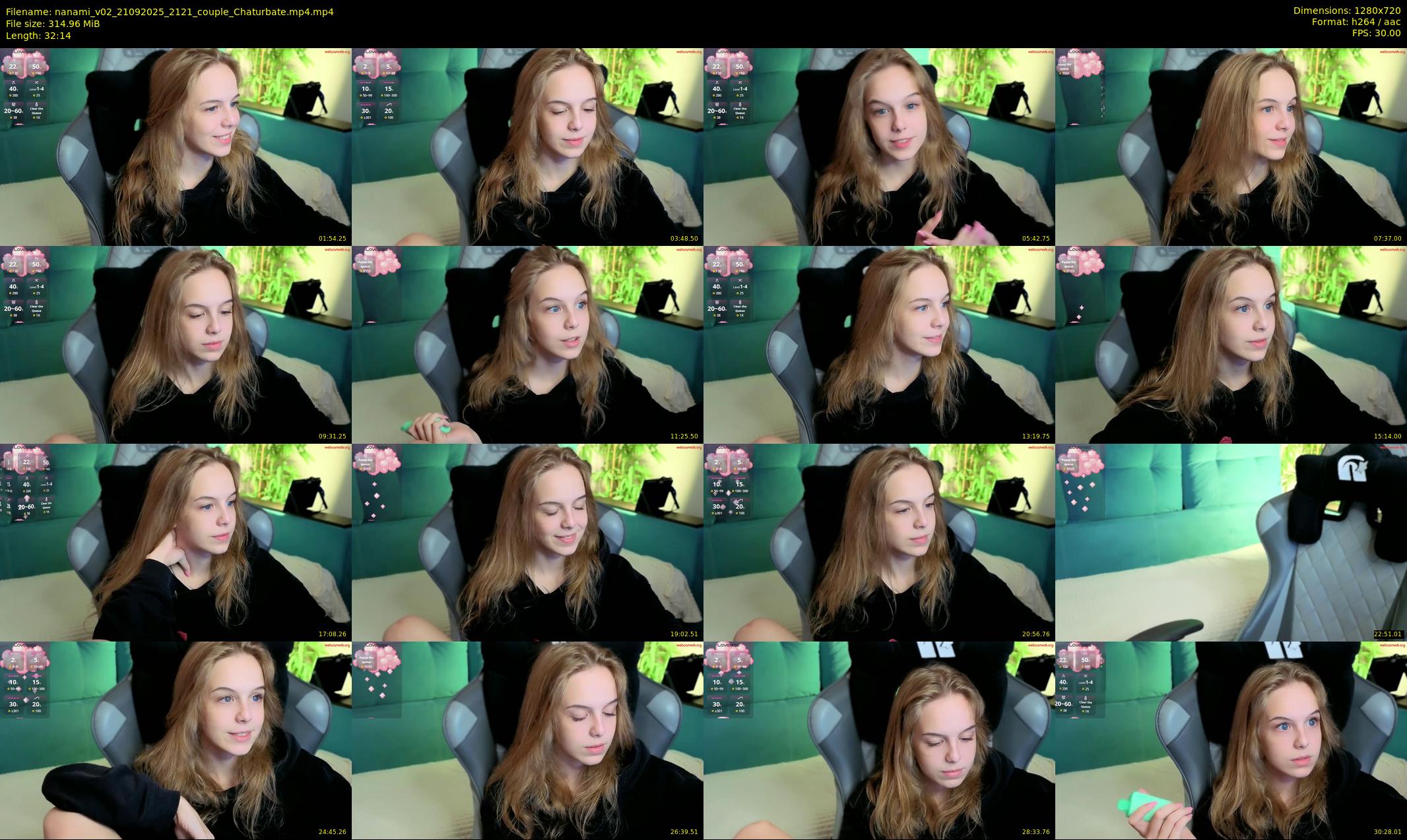 nanami_v02 — 33 minute Chaturbate couple cam show recording, 720p, Sep 21, 2025