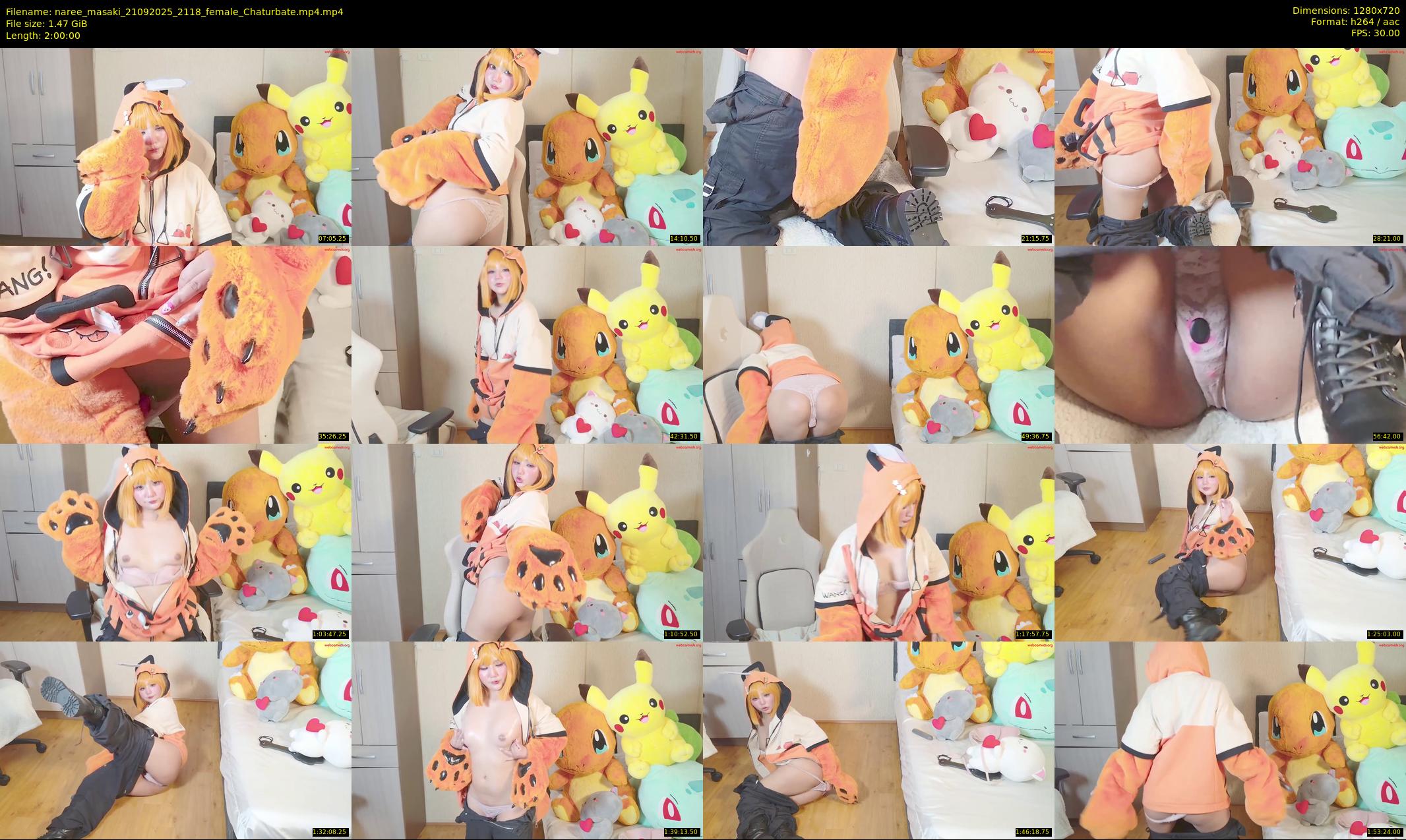 naree_masaki — 120 minute Chaturbate female cam show recording, 720p, Sep 21, 2025