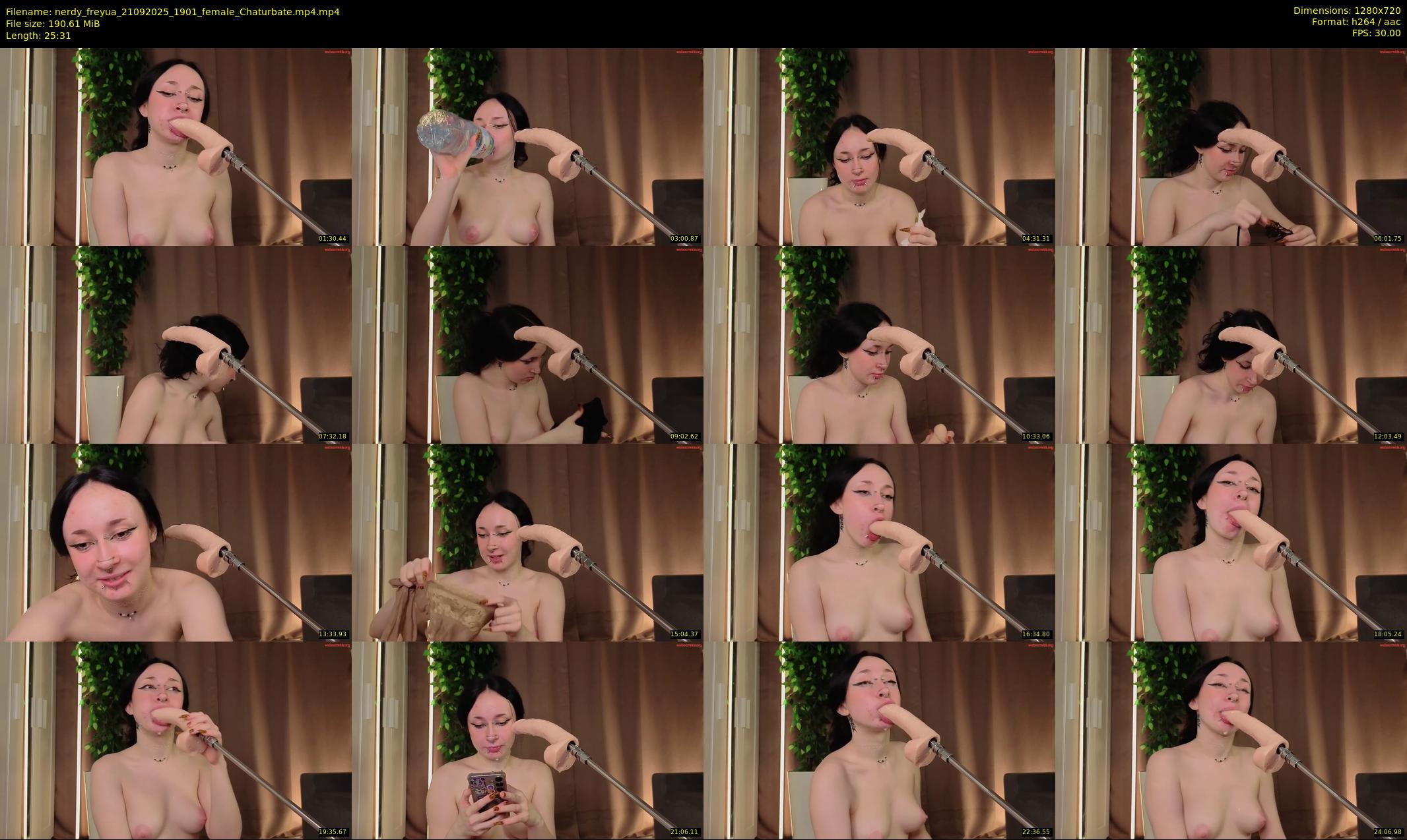 nerdy_freyua — 26 minute Chaturbate female cam show recording, 720p, Sep 21, 2025