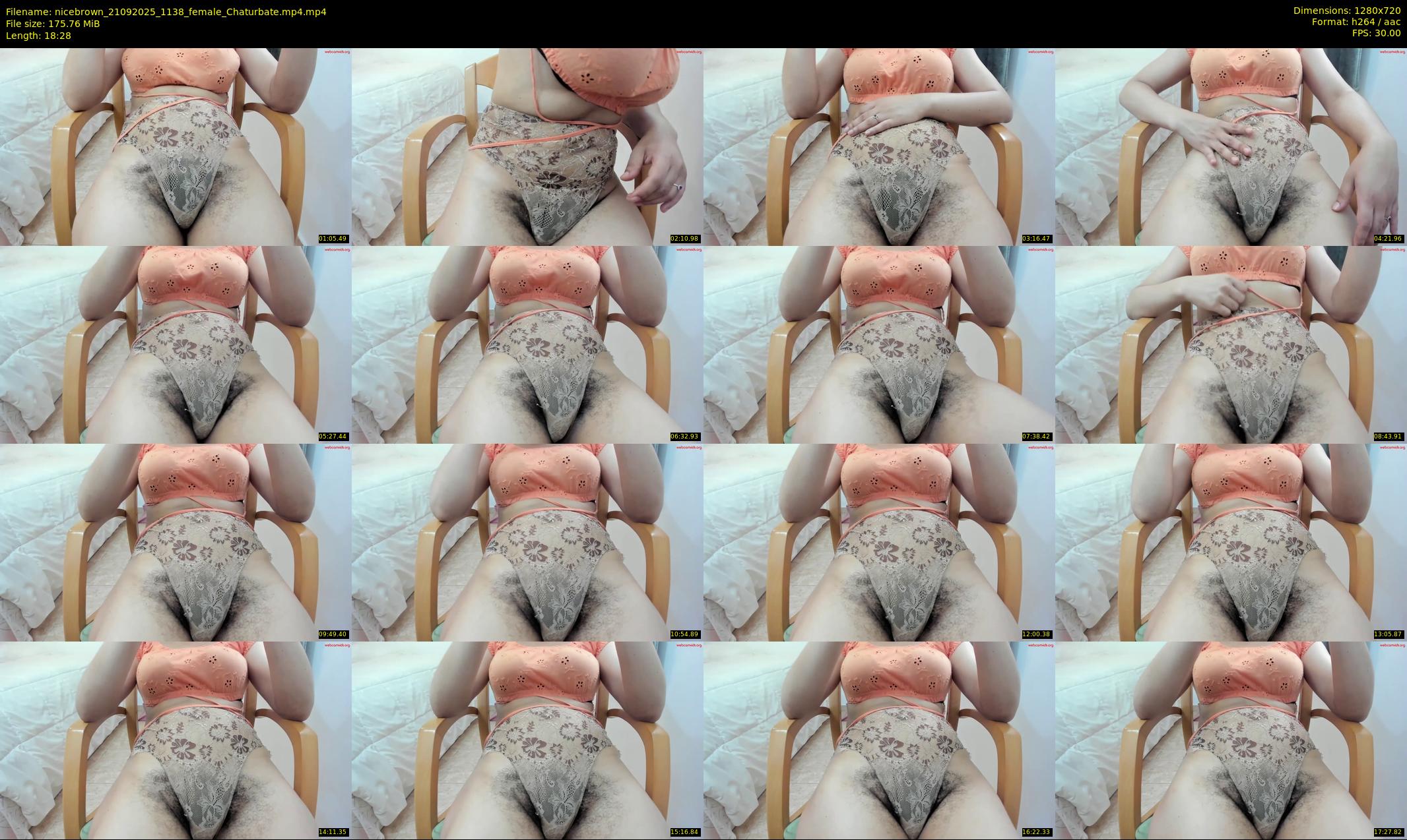 nicebrown — 19 minute Chaturbate female cam show recording, 720p, Sep 21, 2025