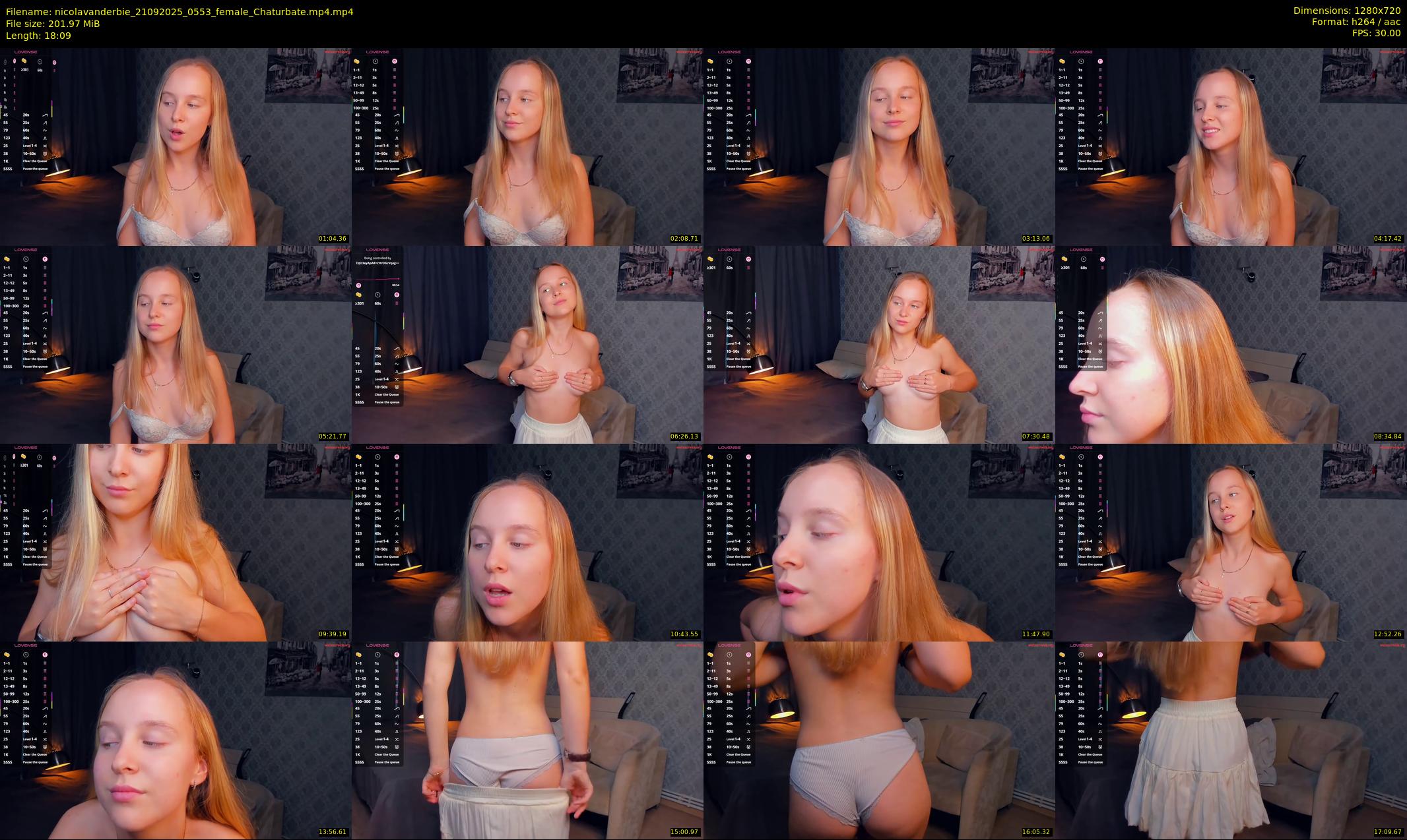 nicolavanderbie — 19 minute Chaturbate female cam show recording, 720p, Sep 21, 2025