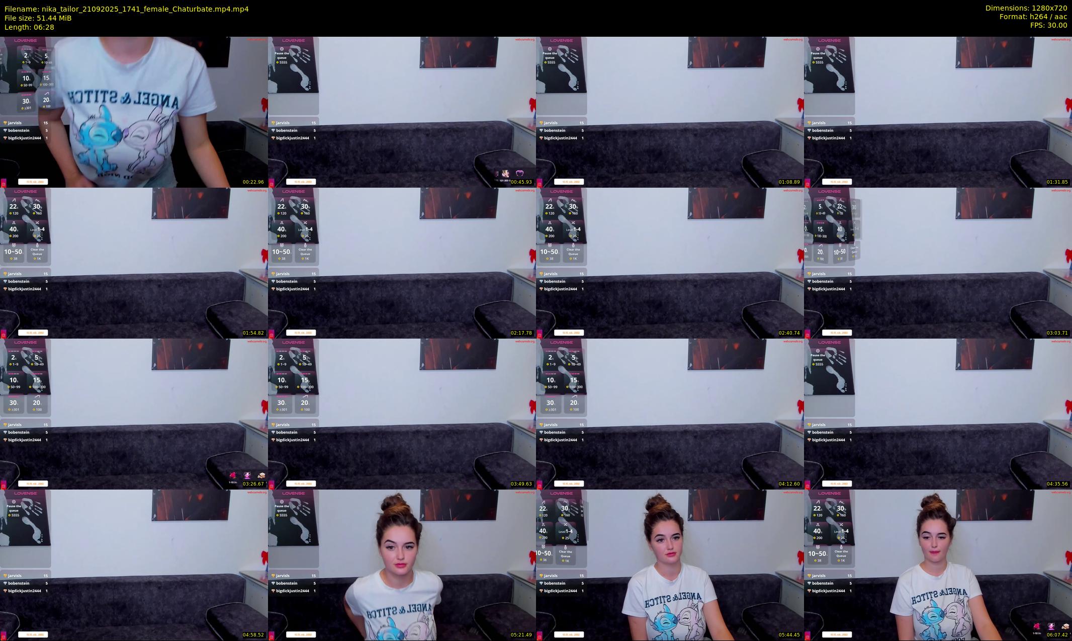 nika_tailor — 7 minute Chaturbate female cam show recording, 720p, Sep 21, 2025