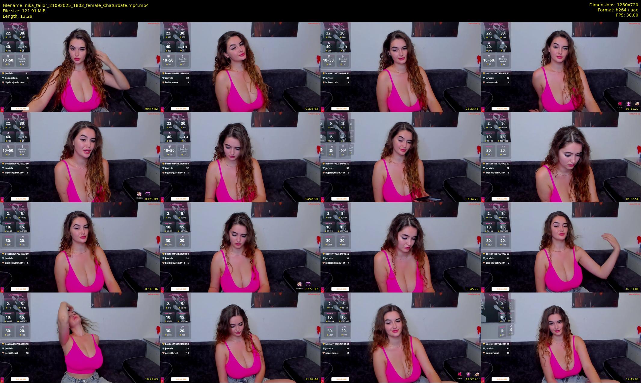 nika_tailor — 14 minute Chaturbate female cam show recording, 720p, Sep 21, 2025