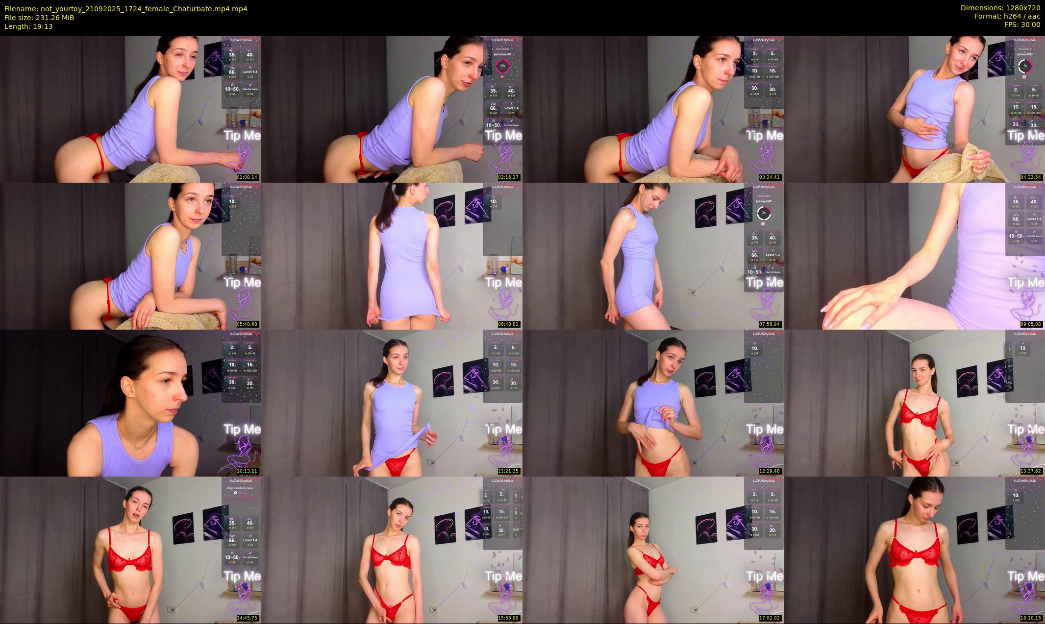 not_yourtoy — 20 minute Chaturbate female cam show recording, 720p, Sep 21, 2025