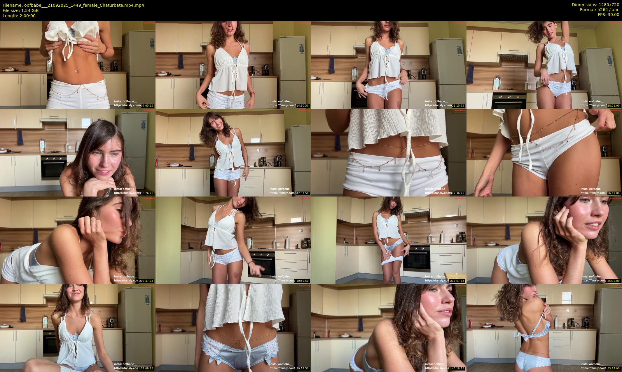 oofbabe__ — 120 minute Chaturbate female cam show recording, 720p, Sep 21, 2025