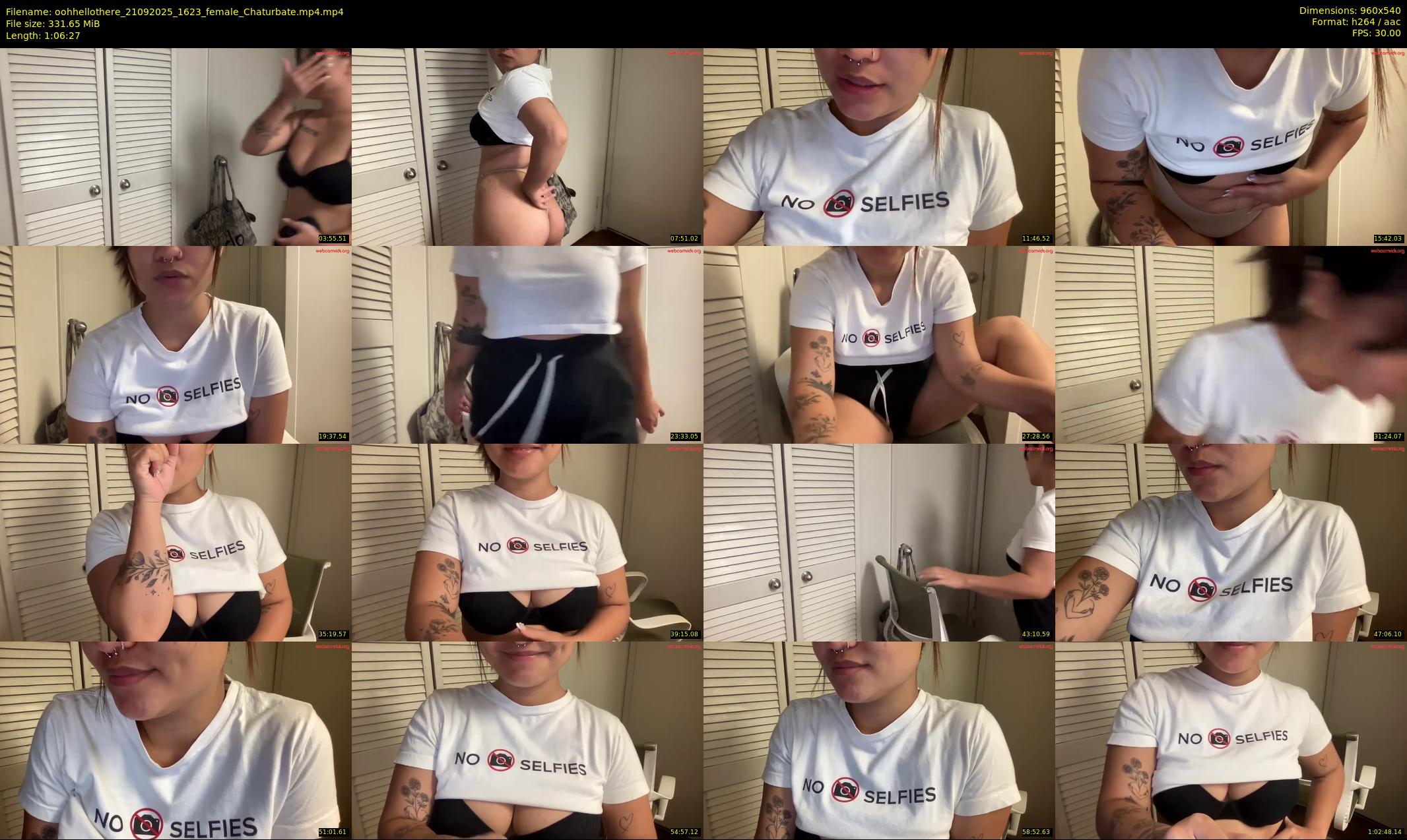 oohhellothere — 67 minute Chaturbate female cam show recording, 480p, Sep 21, 2025