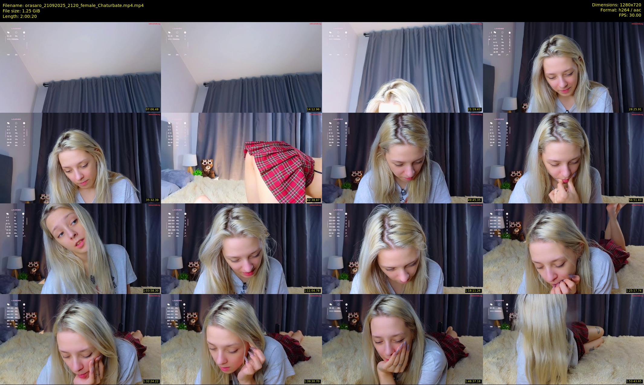 orasaro — 121 minute Chaturbate female cam show recording, 720p, Sep 21, 2025