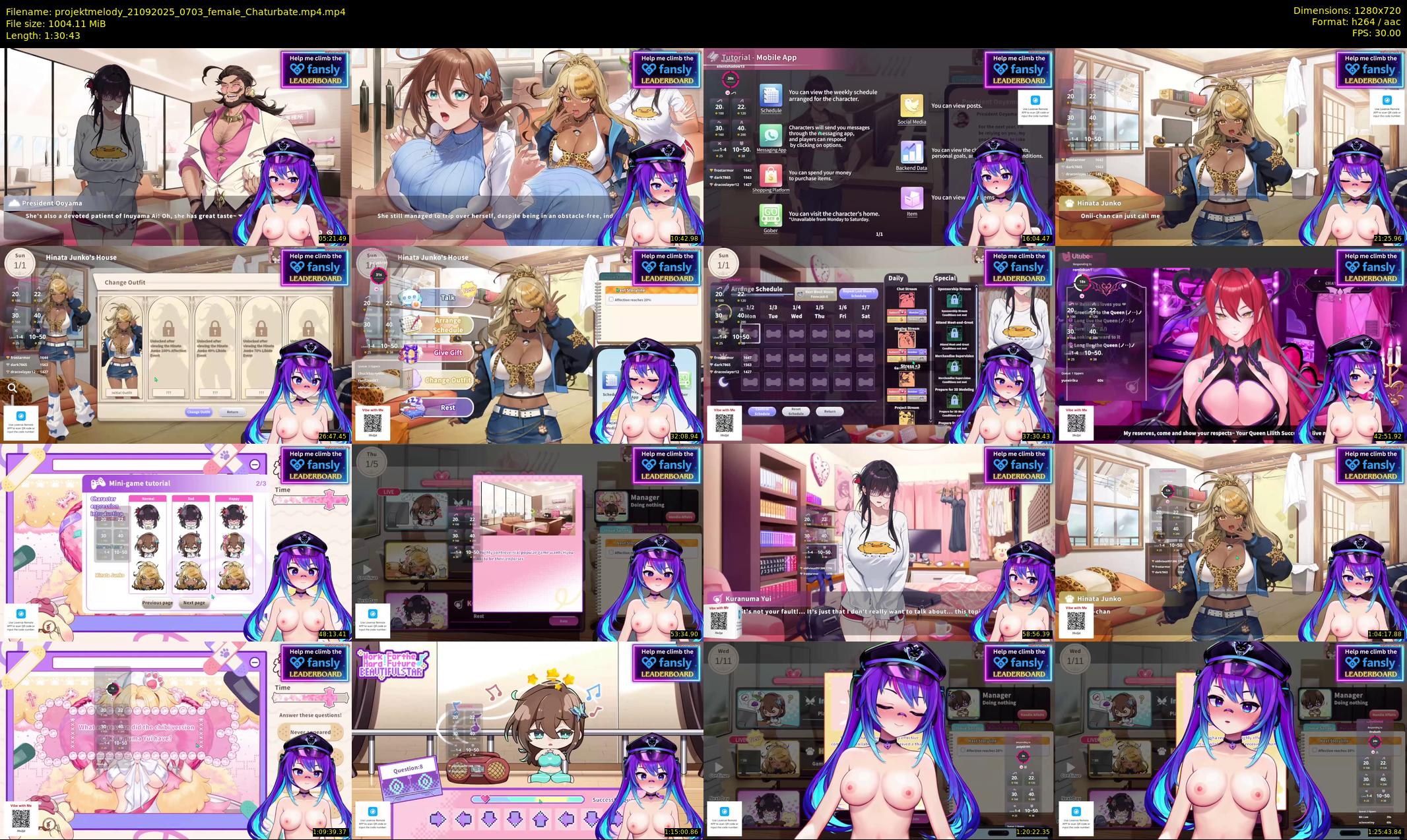 projektmelody — 91 minute Chaturbate female cam show recording, 720p, Sep 21, 2025