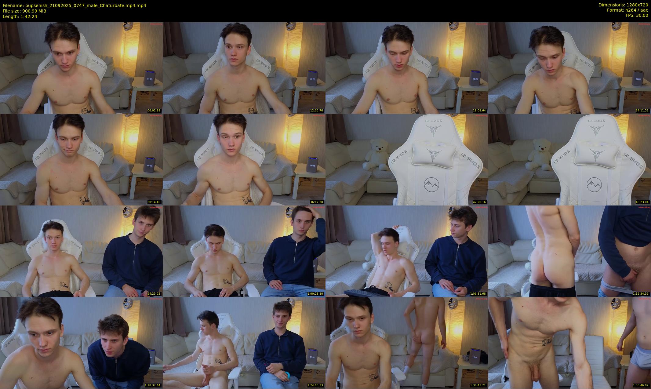 pupsenish — 103 minute Chaturbate male cam show recording, 720p, Sep 21, 2025