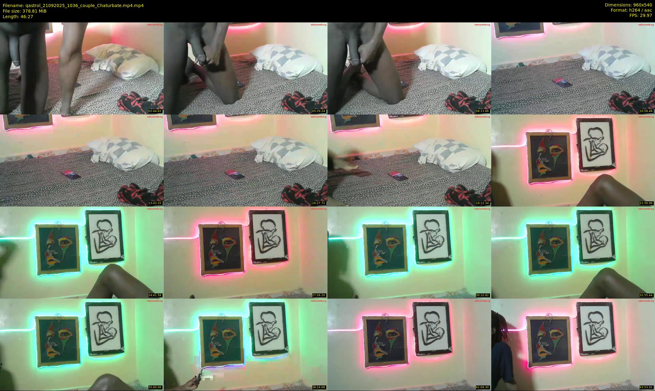 qastrol — 47 minute Chaturbate couple cam show recording, 480p, Sep 21, 2025