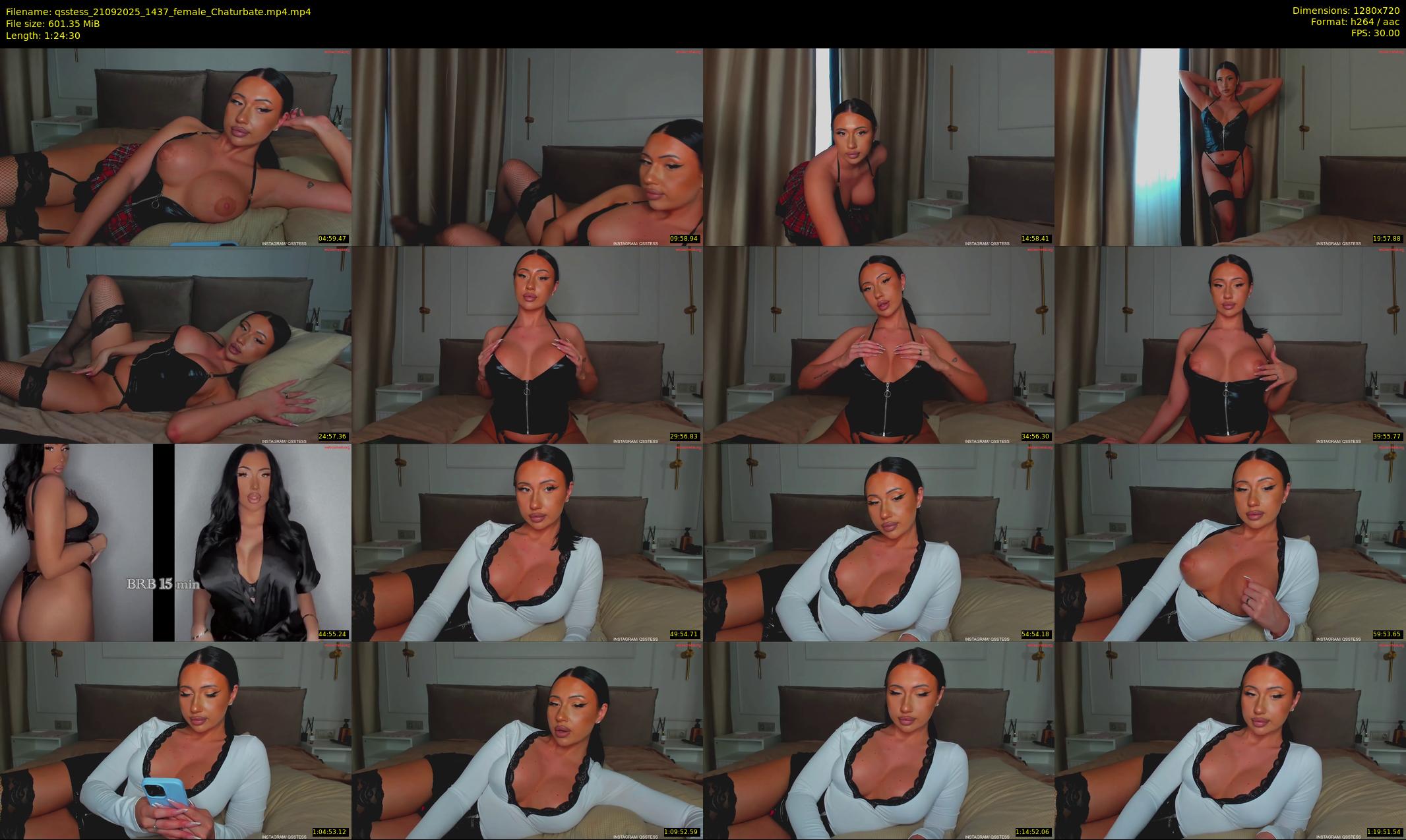 qsstess — 85 minute Chaturbate female cam show recording, 720p, Sep 21, 2025
