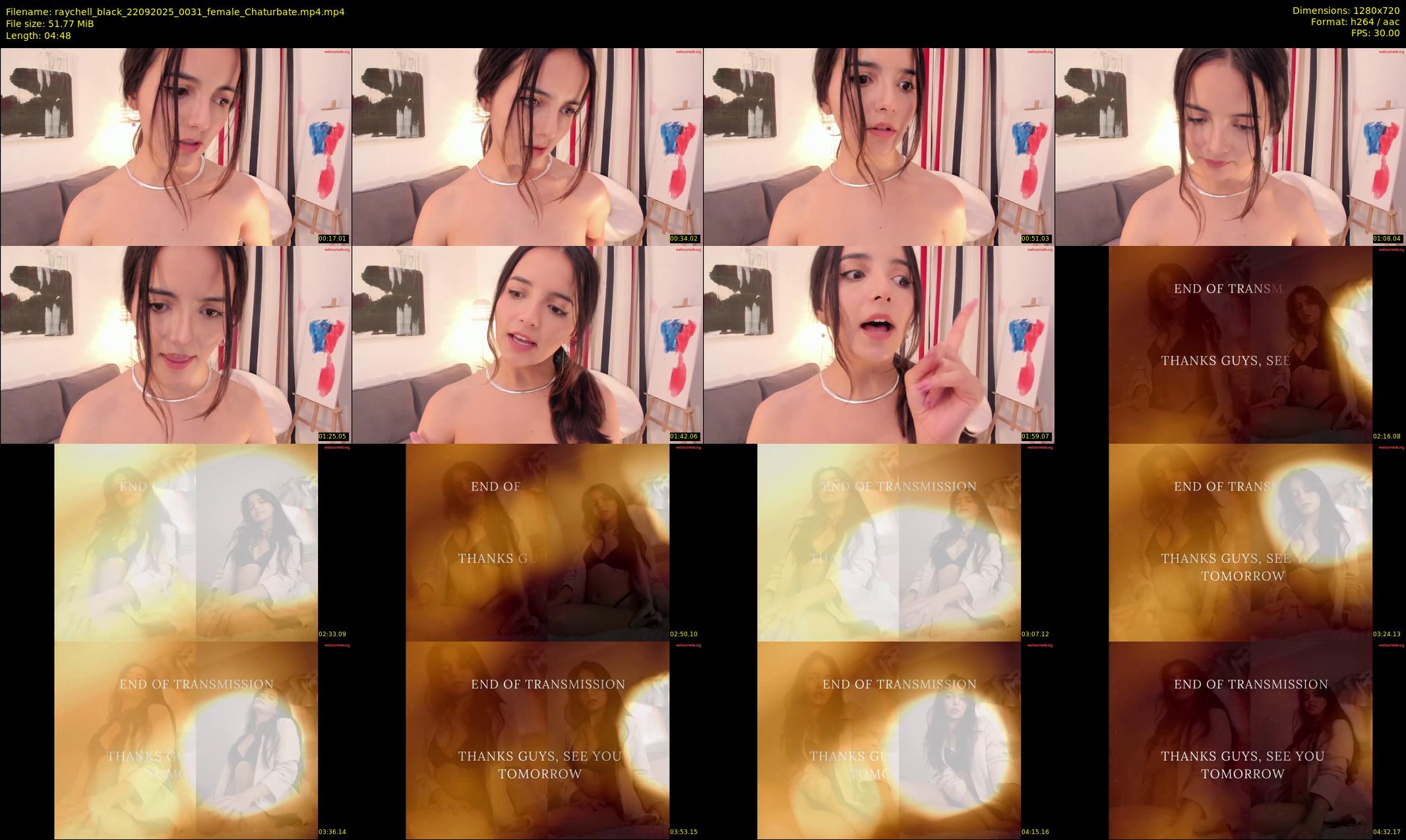 raychell_black — 5 minute Chaturbate female cam show recording, 720p, Sep 22, 2025