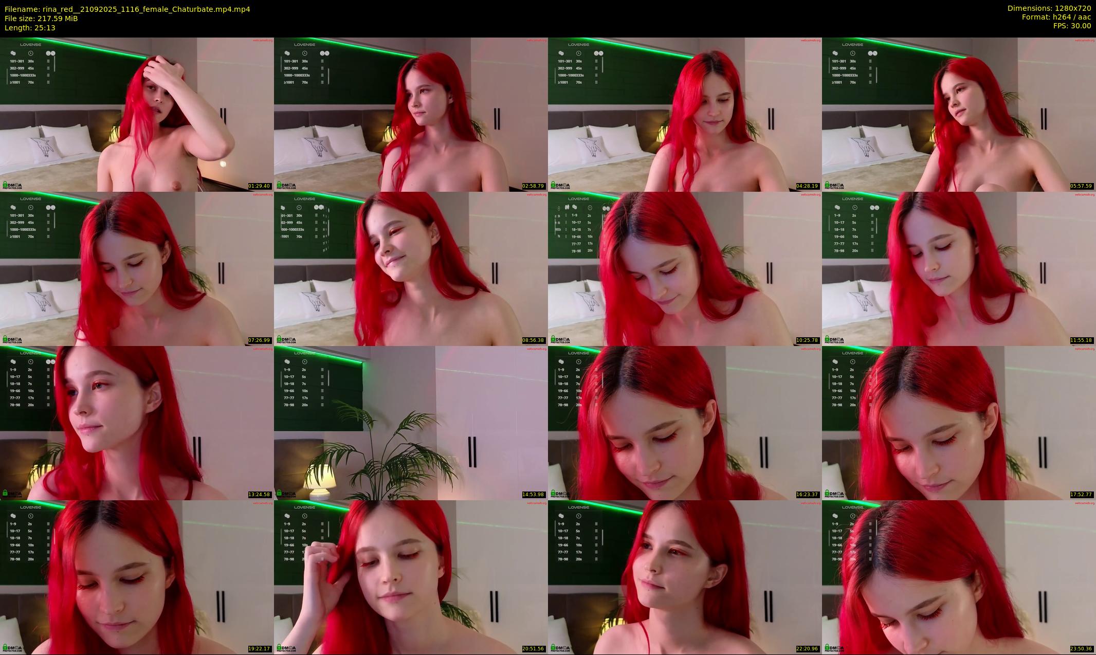 rina_red_ — 26 minute Chaturbate female cam show recording, 720p, Sep 21, 2025