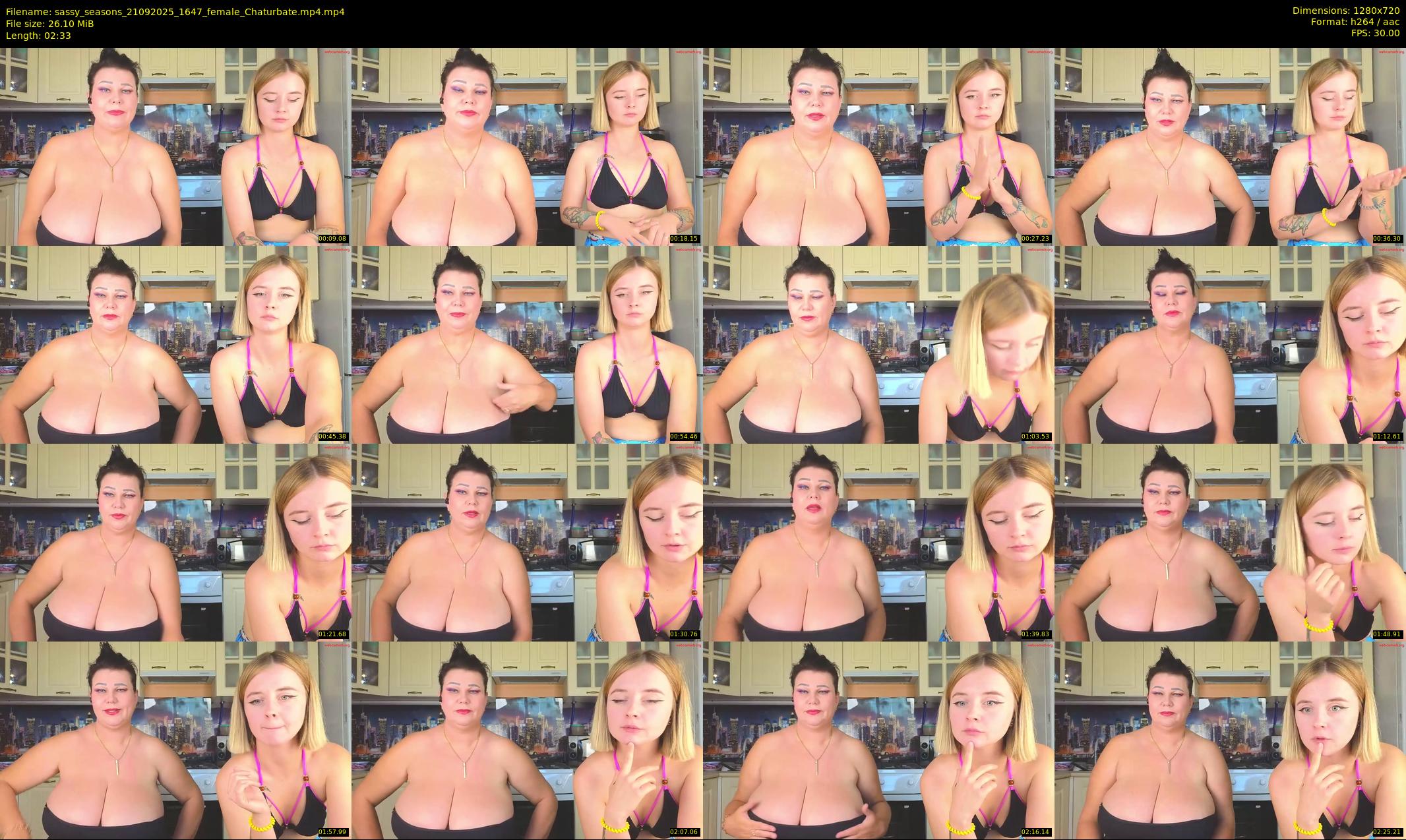 sassy_seasons — 3 minute Chaturbate couple cam show recording, 720p, Sep 21, 2025