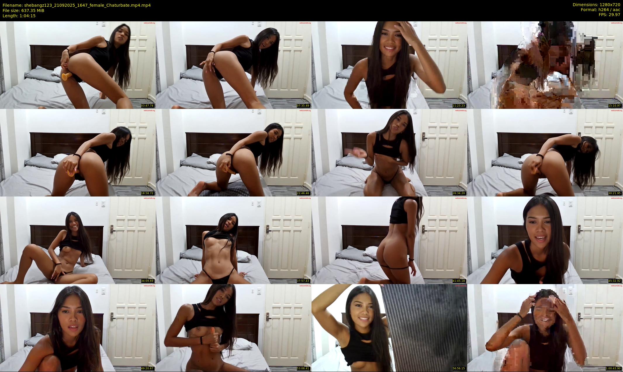 shebangz123 — 65 minute Chaturbate female cam show recording, 720p, Sep 21, 2025