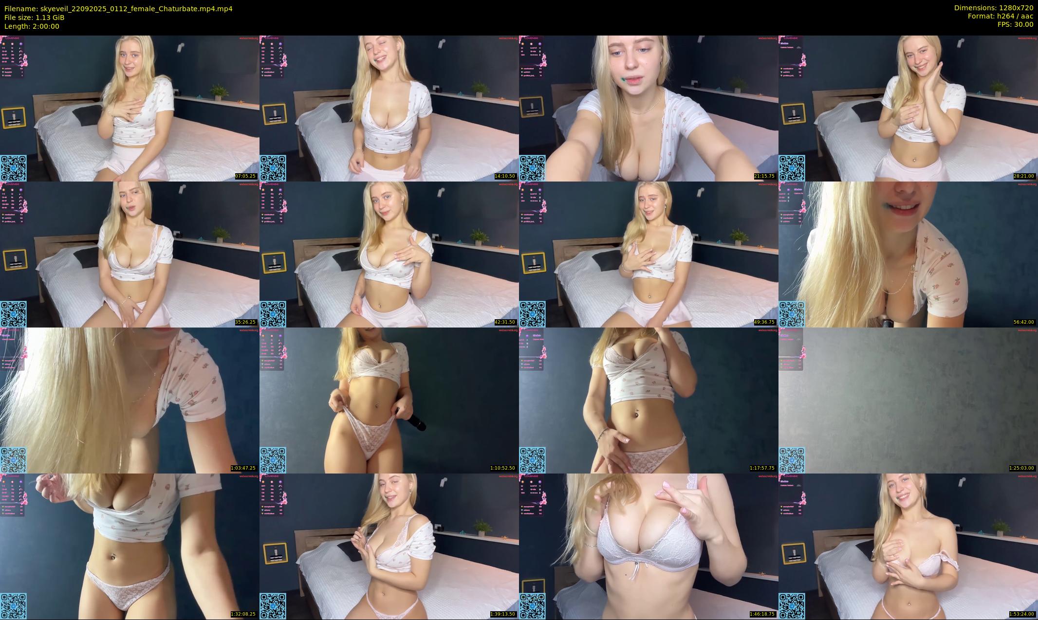 skyeveil — 120 minute Chaturbate female cam show recording, 720p, Sep 22, 2025