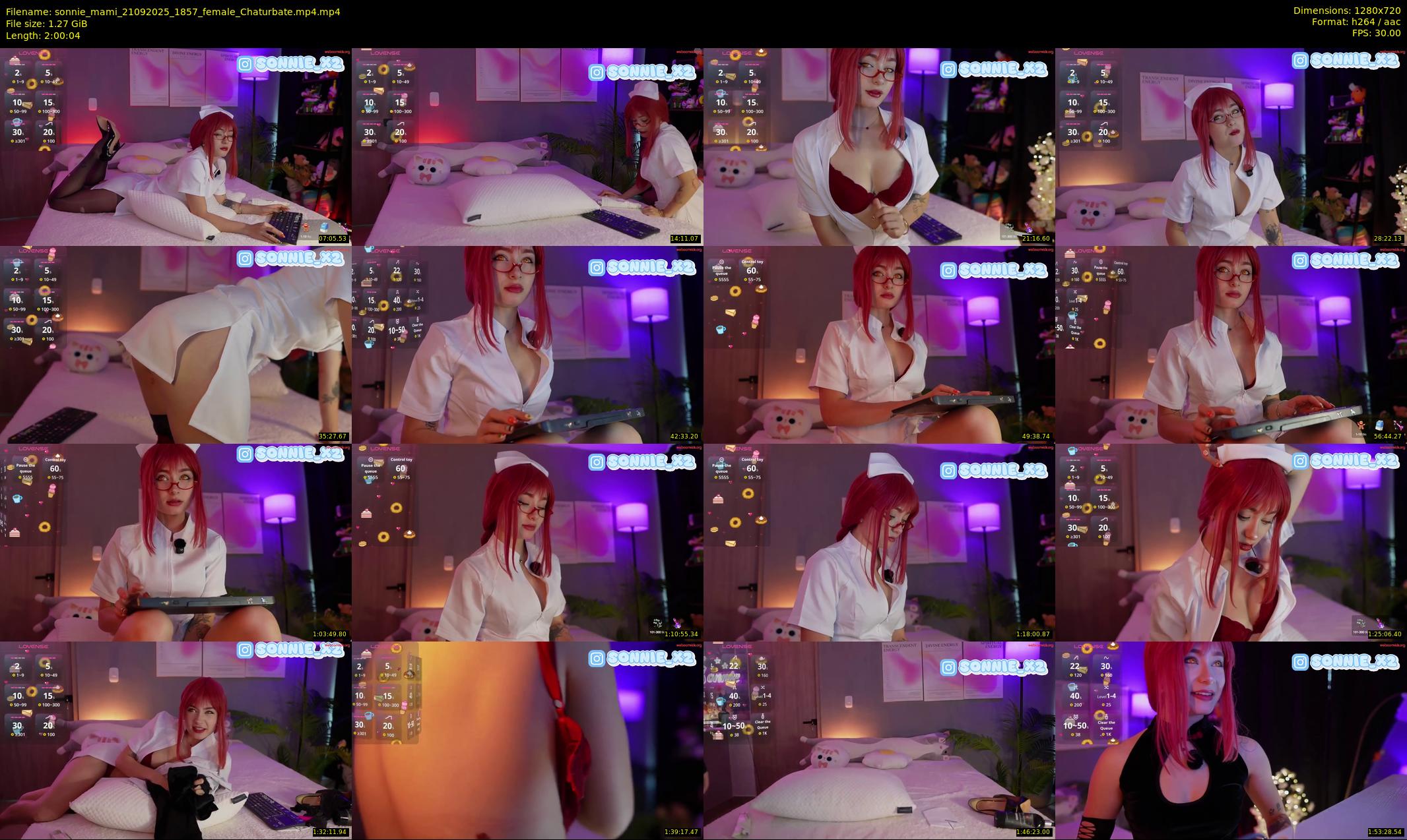 sonnie_mami — 121 minute Chaturbate female cam show recording, 720p, Sep 21, 2025