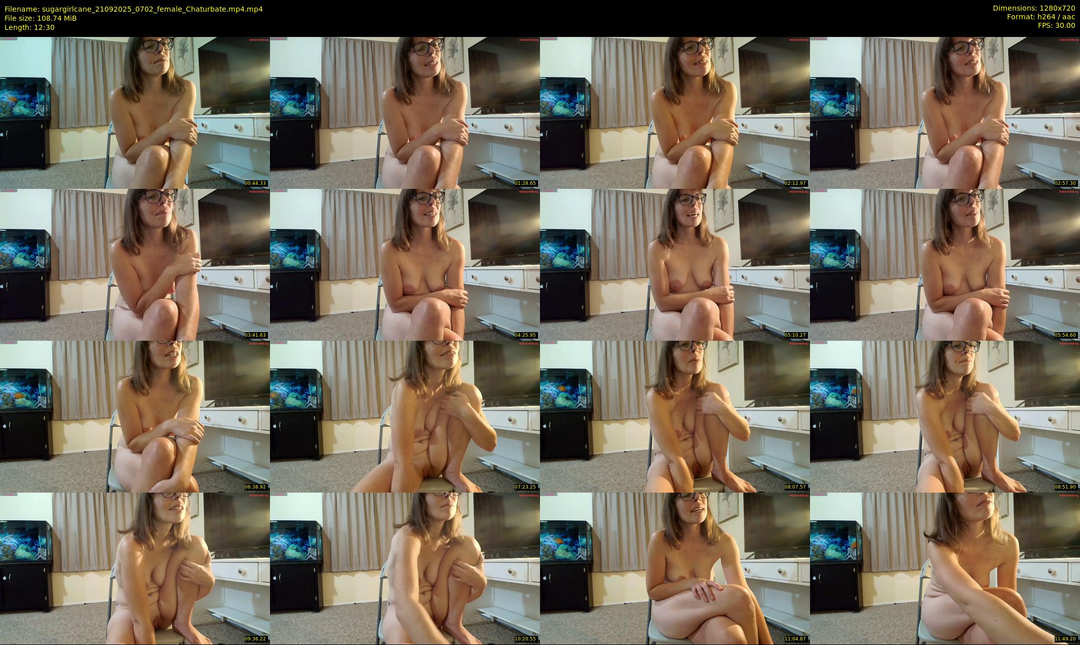 sugargirlcane — 13 minute Chaturbate female cam show recording, 720p, Sep 21, 2025