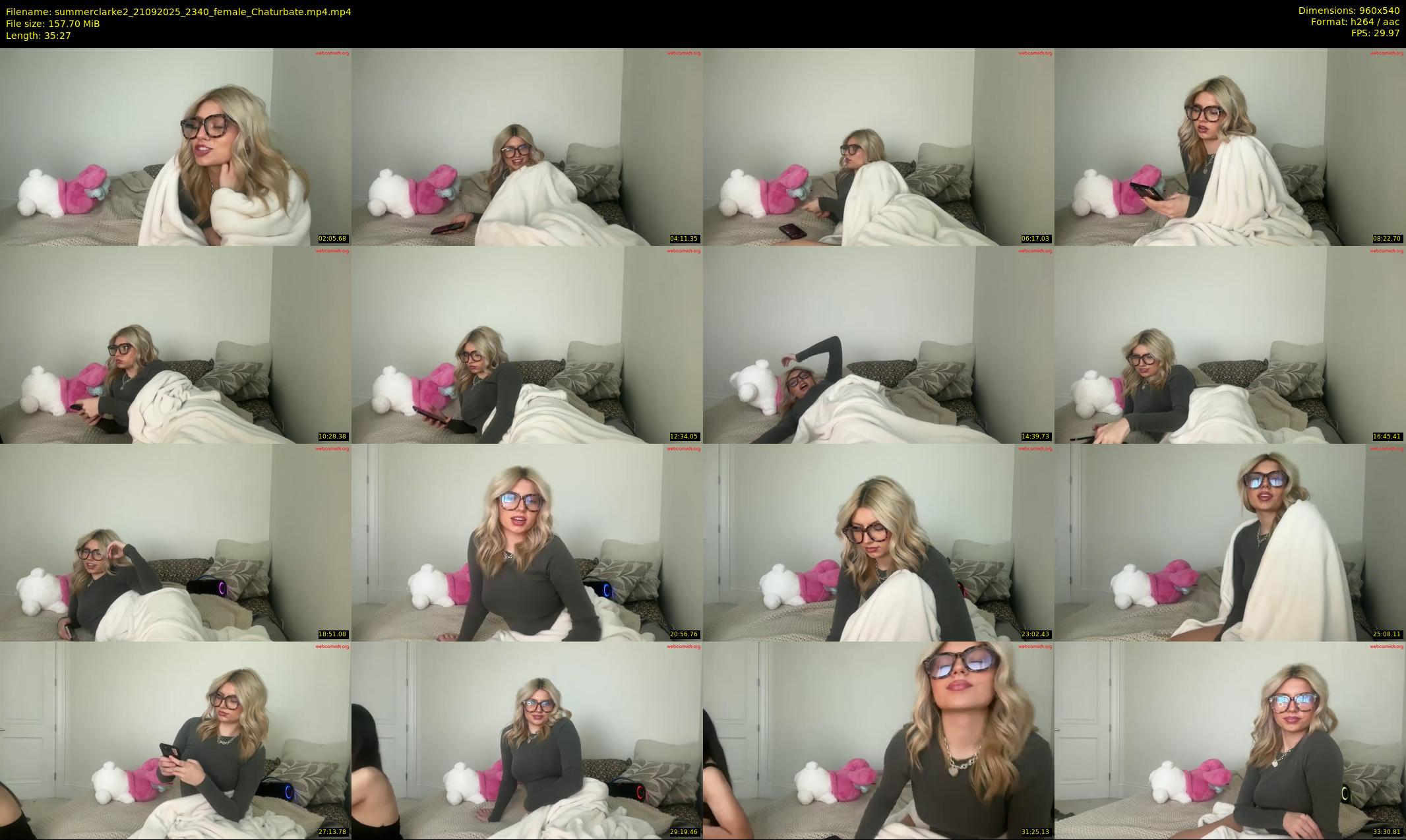 summerclarke2 — 36 minute Chaturbate female cam show recording, 480p, Sep 21, 2025