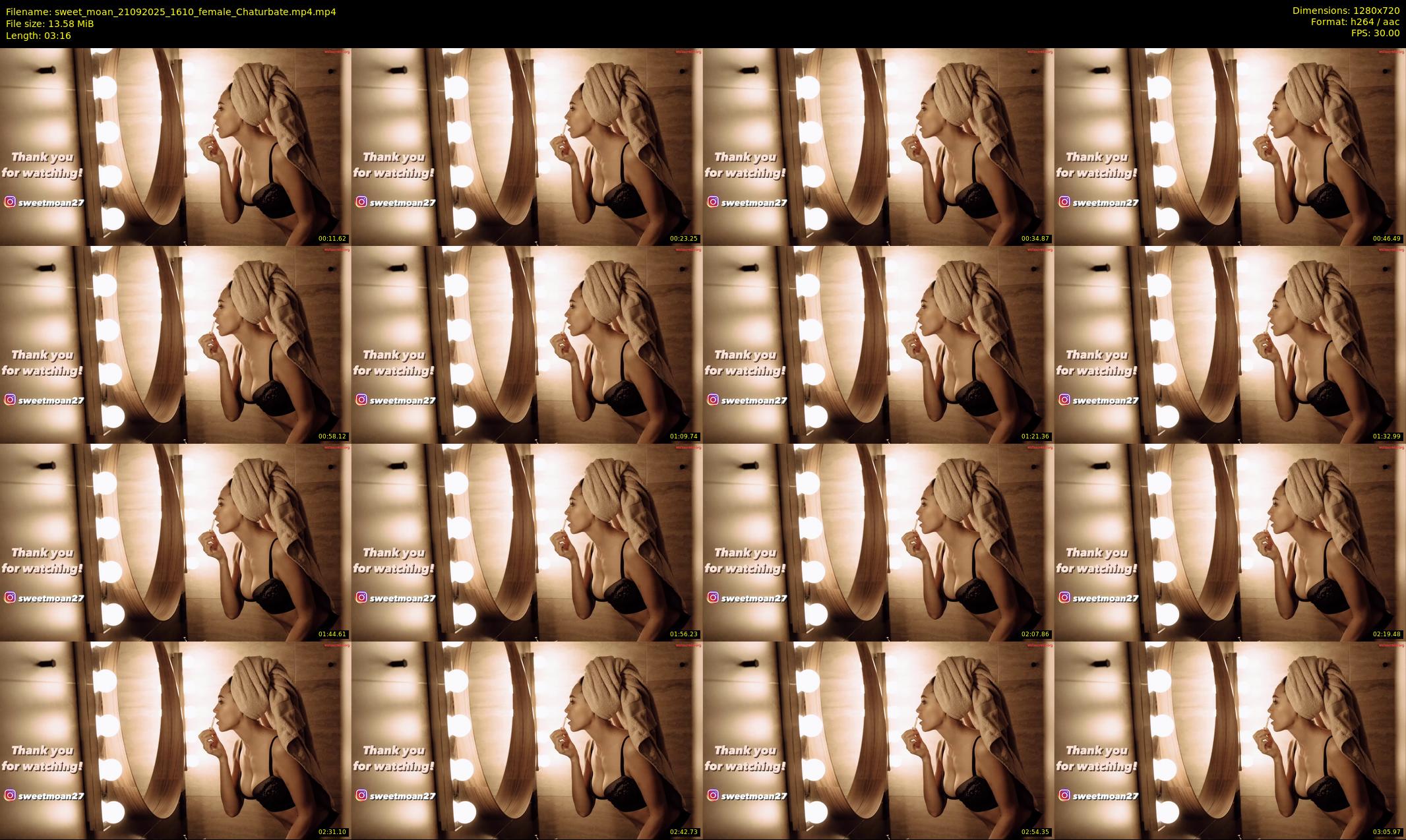 sweet_moan — 4 minute Chaturbate female cam show recording, 720p, Sep 21, 2025