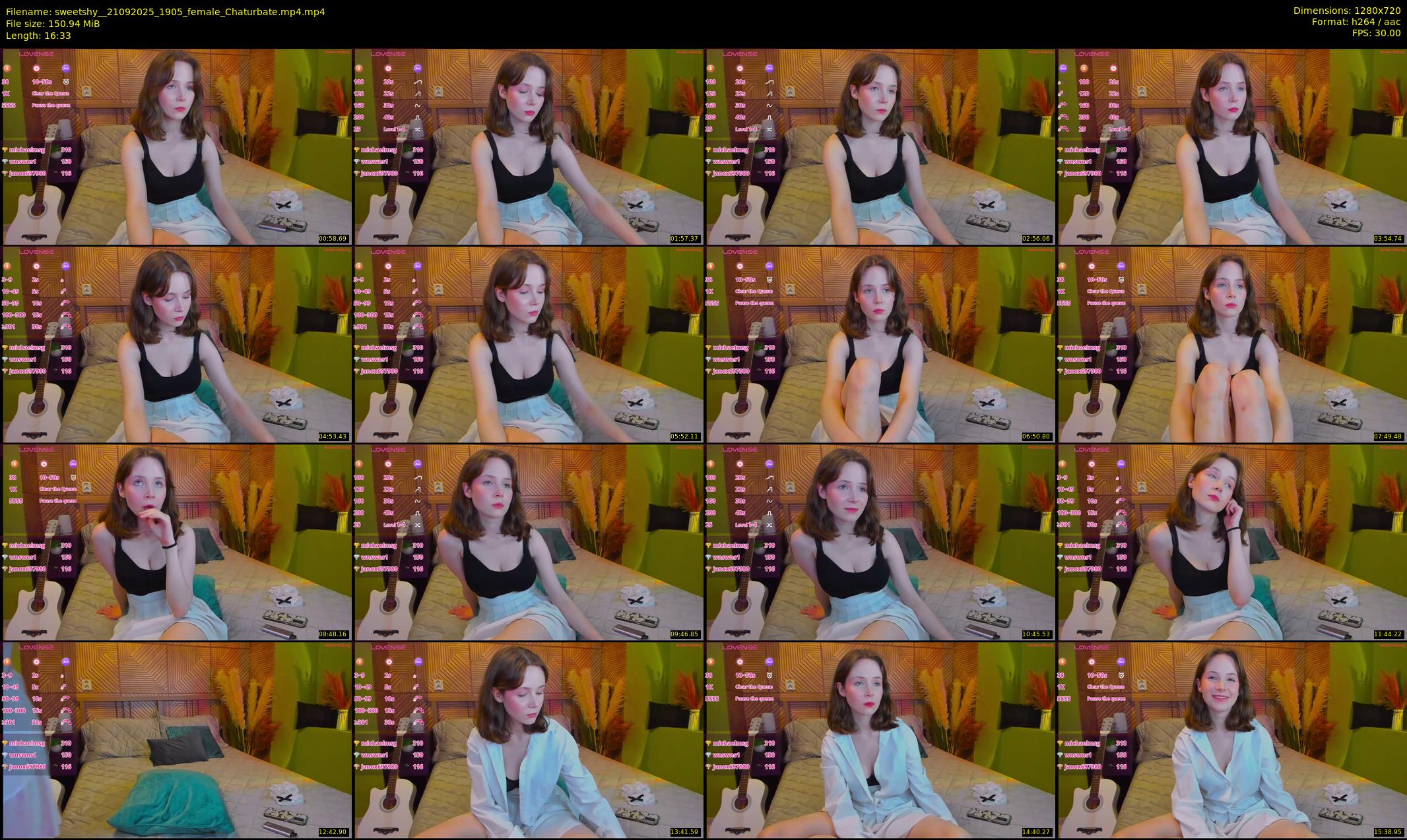 sweetshy_ — 17 minute Chaturbate female cam show recording, 720p, Sep 21, 2025