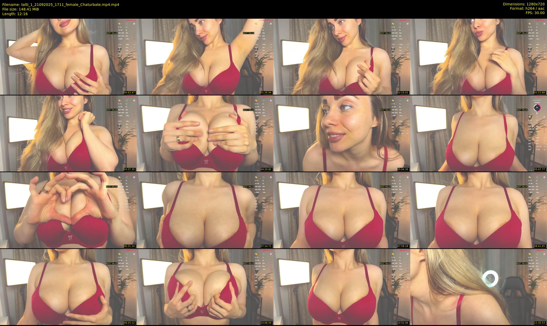 tatti_1 — 13 minute Chaturbate female cam show recording, 720p, Sep 21, 2025