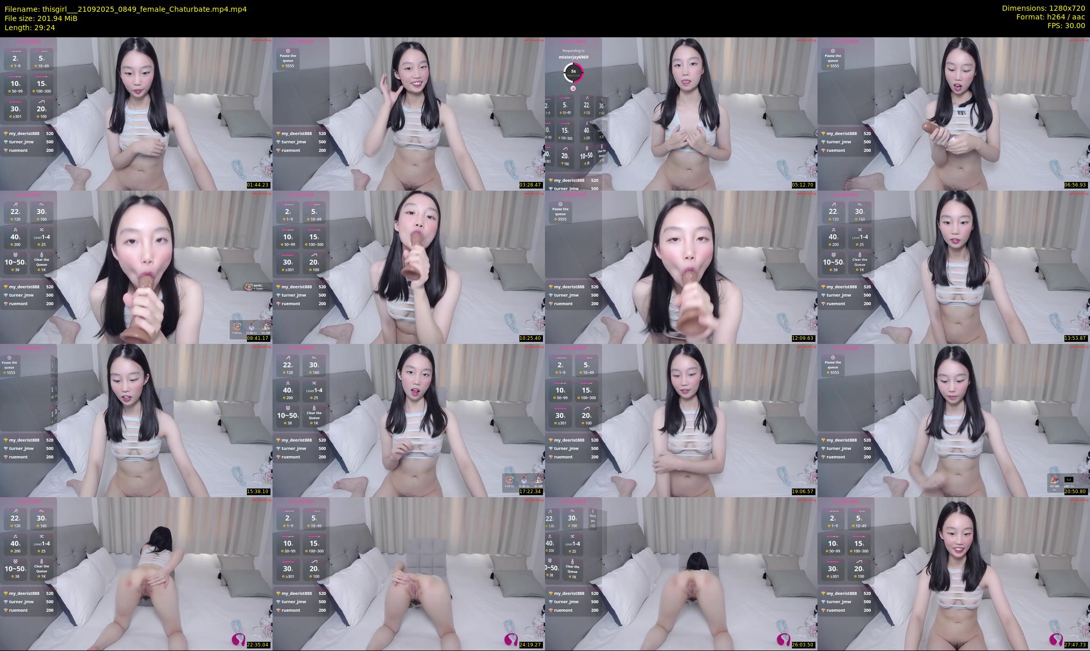 thisgirl__ — 30 minute Chaturbate female cam show recording, 720p, Sep 21, 2025