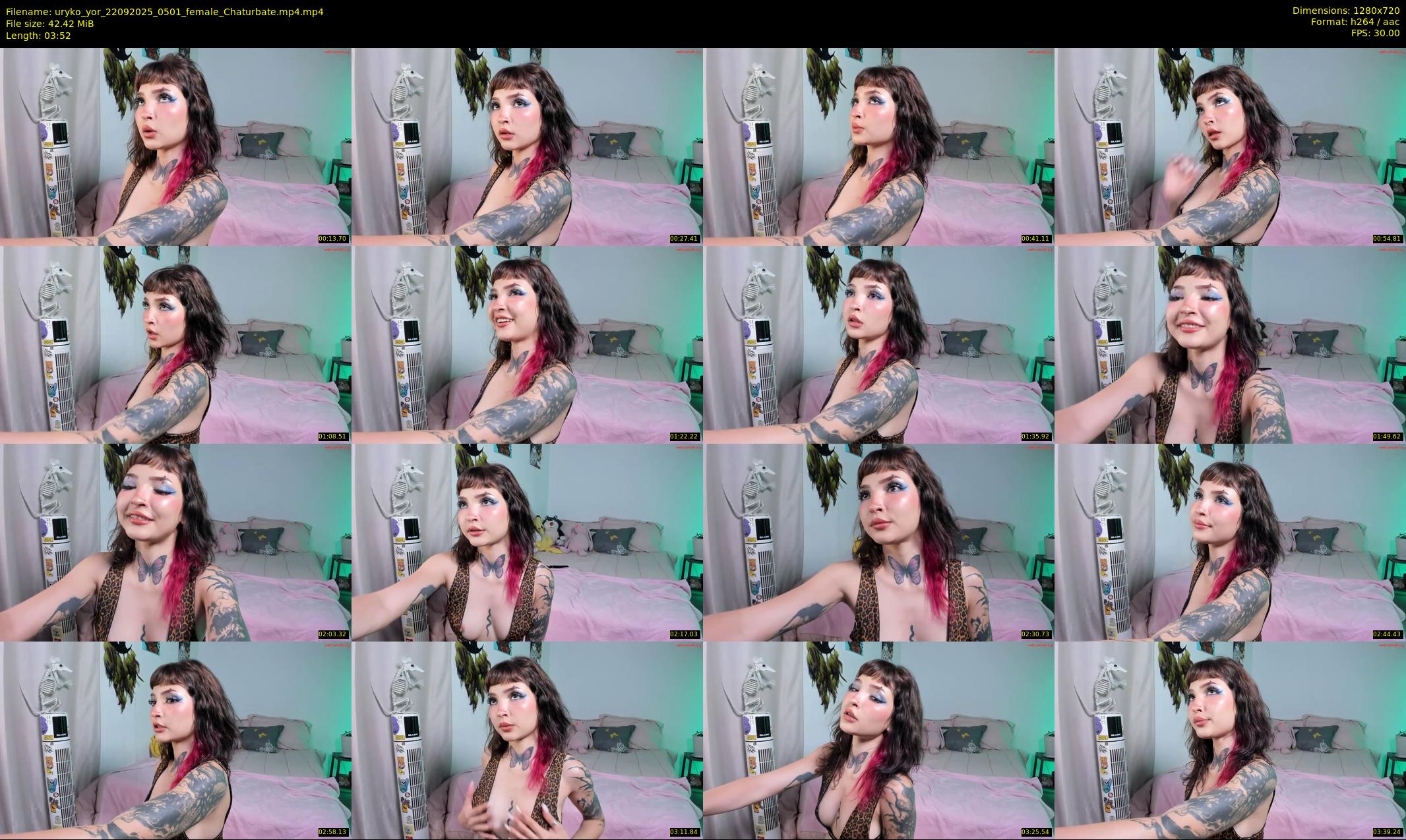 uryko_yor — 4 minute Chaturbate female cam show recording, 720p, Sep 22, 2025