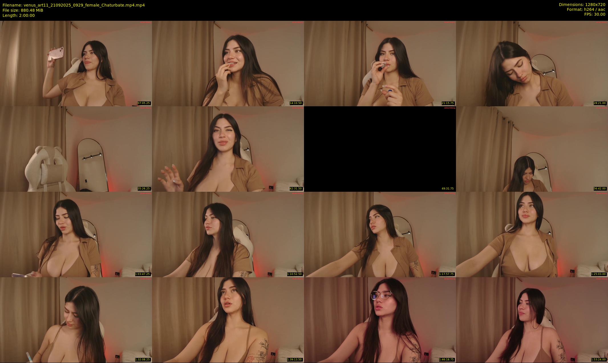 venus_art11 — 120 minute Chaturbate female cam show recording, 720p, Sep 21, 2025