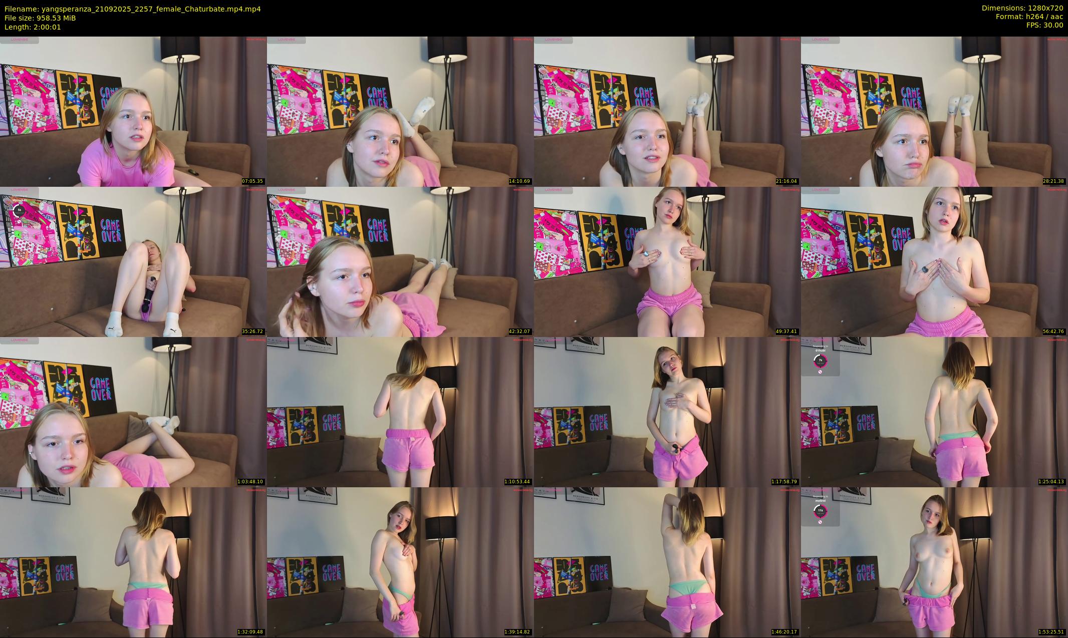 yangsperanza — 121 minute Chaturbate female cam show recording, 720p, Sep 21, 2025