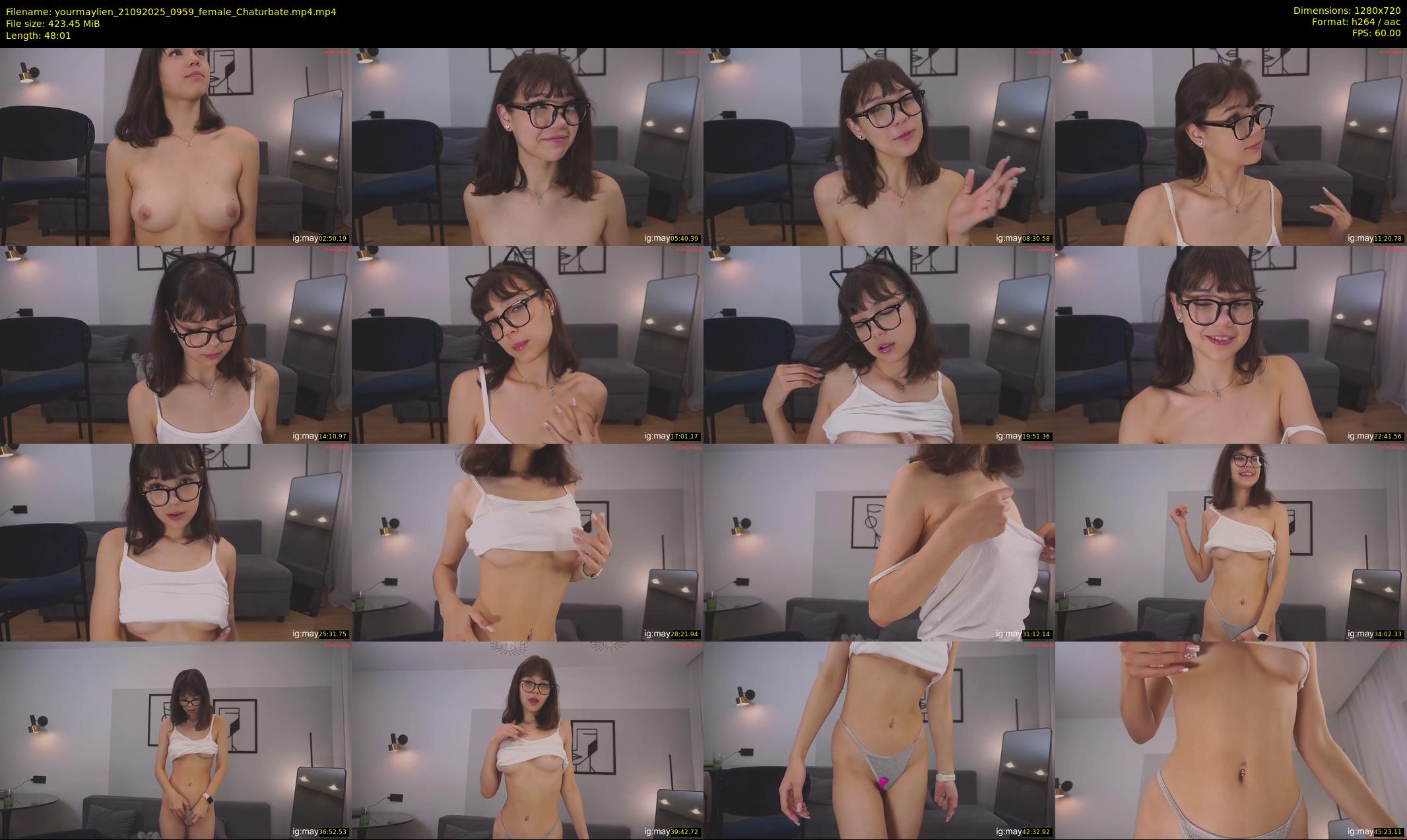 yourmaylien — 49 minute Chaturbate female cam show recording, 720p, Sep 21, 2025