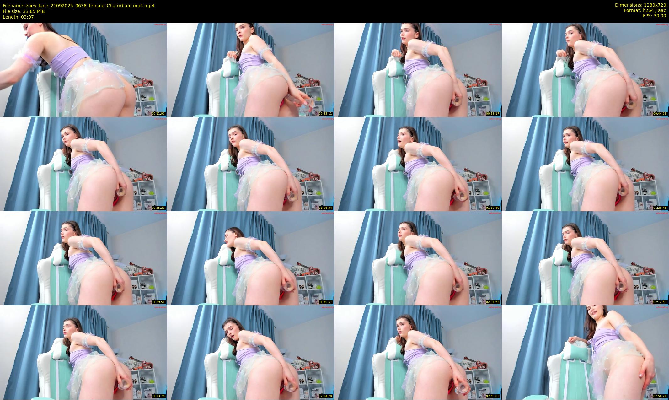 zoey_lane — 4 minute Chaturbate female cam show recording, 720p, Sep 21, 2025